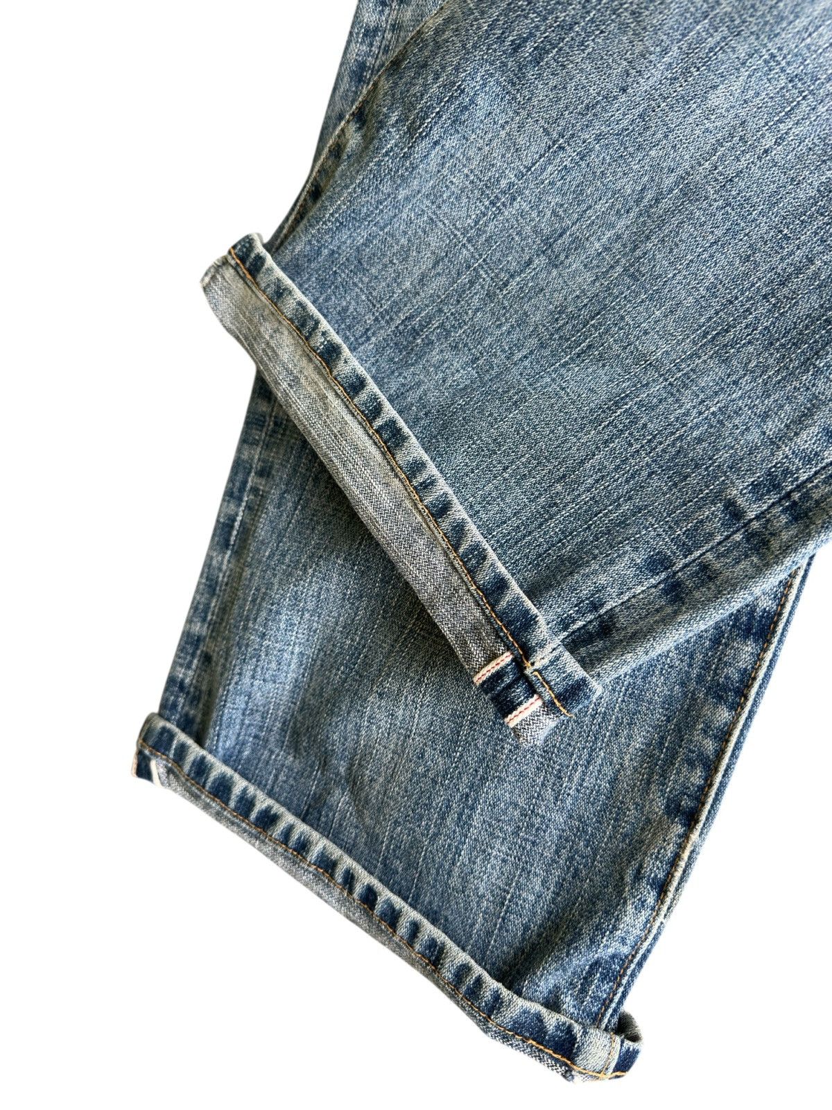 Japanese Brand Selvedge Denim Gland Edge Light Blue🎌💥 Size US 34 / EU 50 - 4 Thumbnail