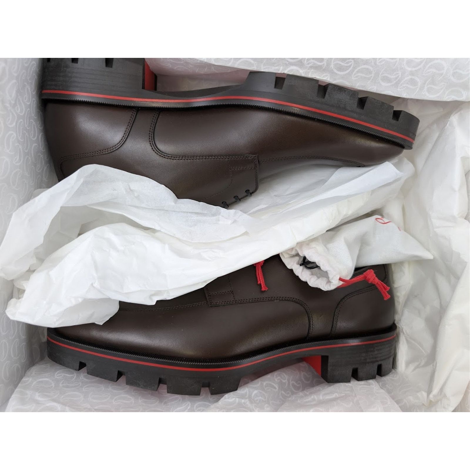 Christian Louboutin o1rshd1 Davisol Flat Shoes in Brown Size US 11 / EU 44 - 18 Thumbnail