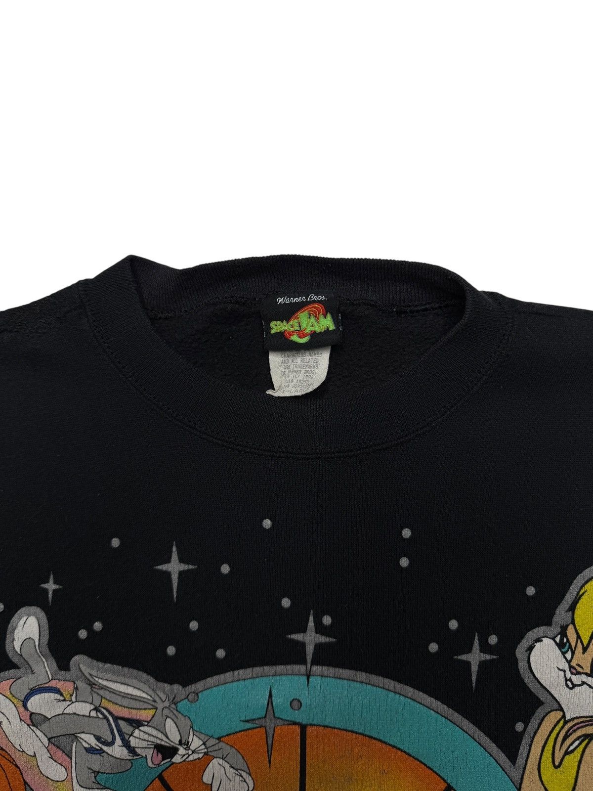 Vintage Vintage 1996 Looney Tunes Space Jam Sweater Size US XL / EU 56 / 4 - 4 Thumbnail