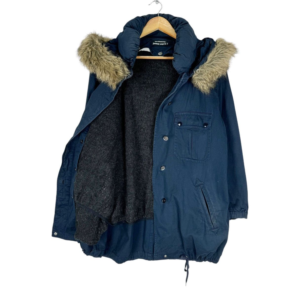 If Six Was Nine × Issey Miyake × mercibeaucoup 🔥ISSEY MIYAKE MERCIBEAUCOUP FUR HOODIE JACKET Size S / US 4 / IT 40 - 8 Thumbnail