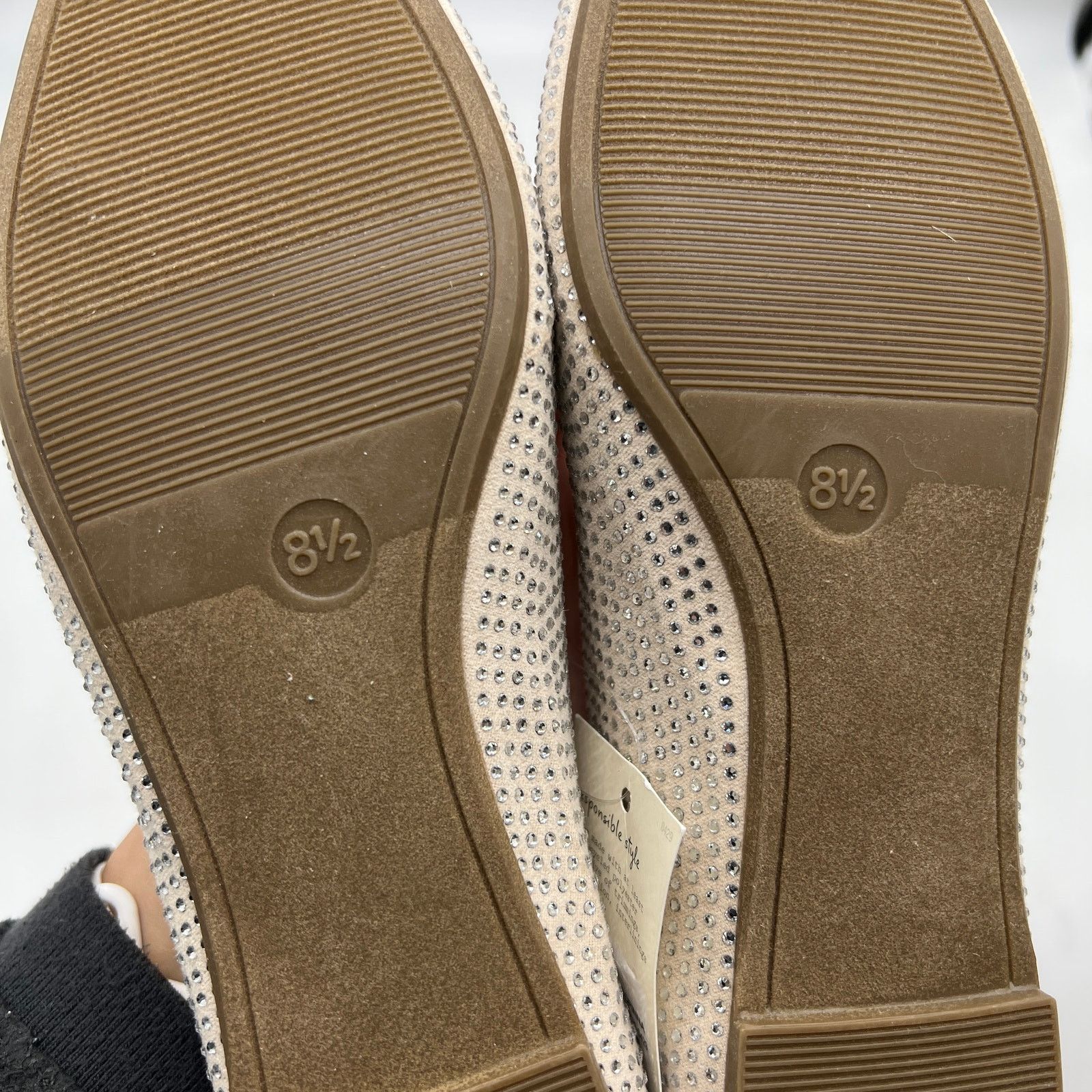 Other A New Day Women's Corinna Ballet Rhinestone Flats Size 8.5 Size US 8.5 / IT 38.5 - 6 Thumbnail