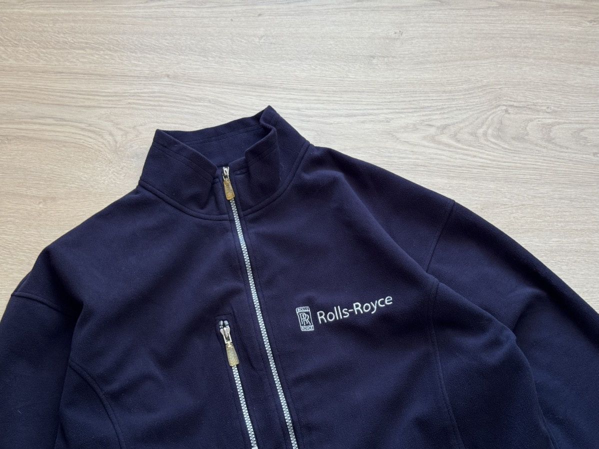 Other Vintage 00’s Rolls Royce Racing Moto Formula 1 Fleece Jacket Size US XL / EU 56 / 4 - 2 Thumbnail