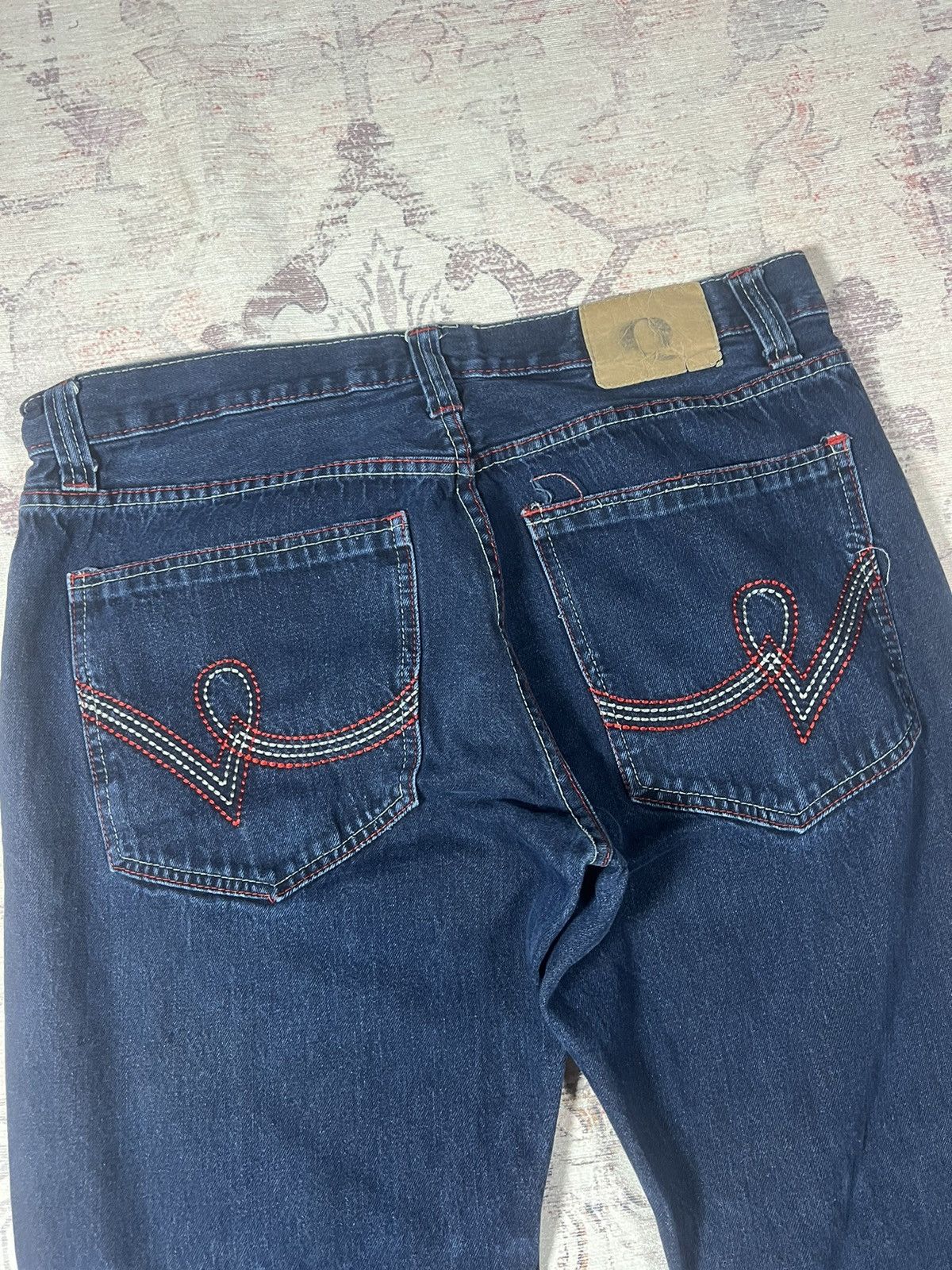 Vintage Vintage Y2K South Pole Styled Baggy ‘Q’ Denim Jean Pants Size US 36 / EU 52 - 2 Thumbnail