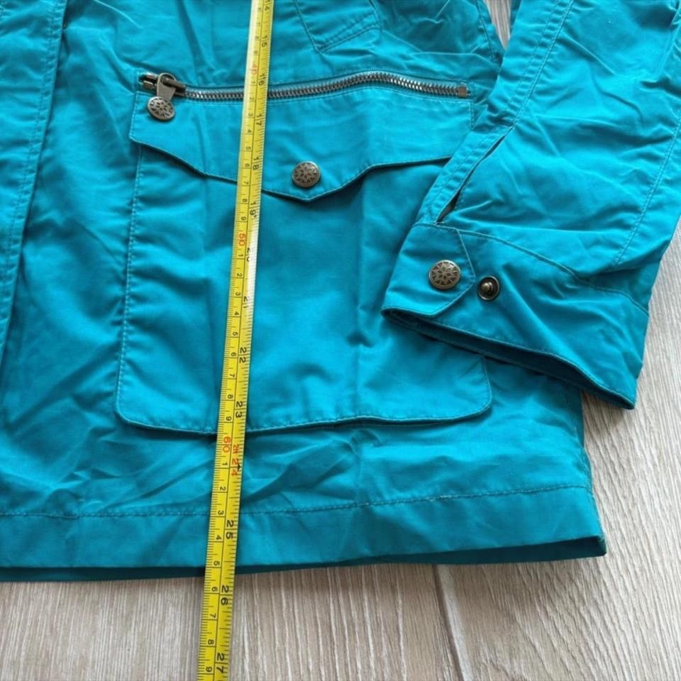 Pyrenex Pyrenex Womens Ferry Parka Jacket Hooded Teal Blue Size L 40 Size L / US 10 / IT 46 - 4 Thumbnail