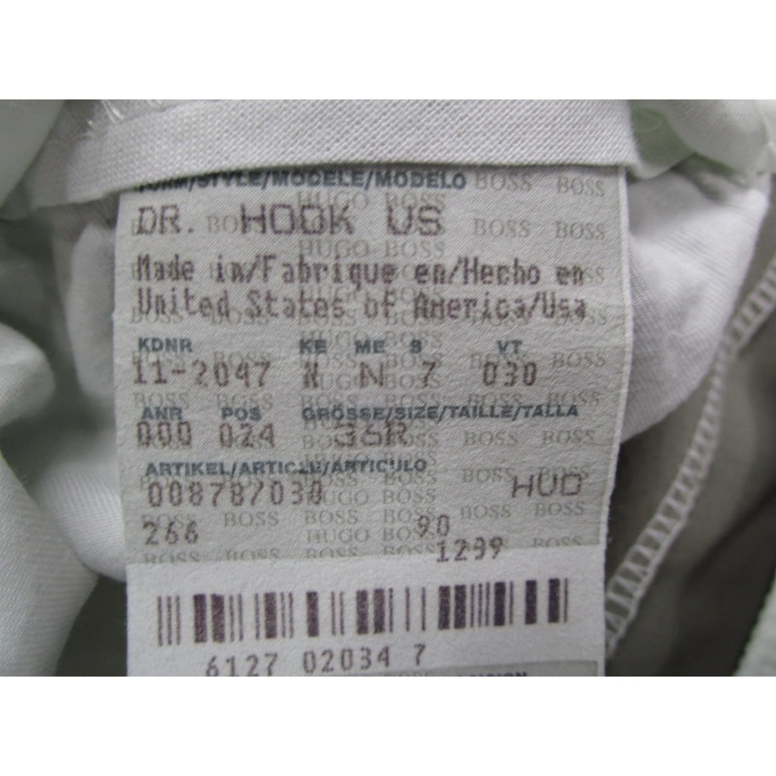 Hugo Boss VINTAGE Hugo Boss Dress Pants Mens 36 Olive Green Pleated Wool Straight Zip Fly Pockets Dry Clean Only Made in USA 34x38 MENS, Dr Hook USA Size US 34 / EU 50 - 4 Thumbnail