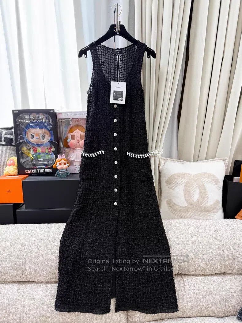 Chanel Chanel Two-pocket vest dress Size XXS / US 00 / IT 34 - 1 Thumbnail