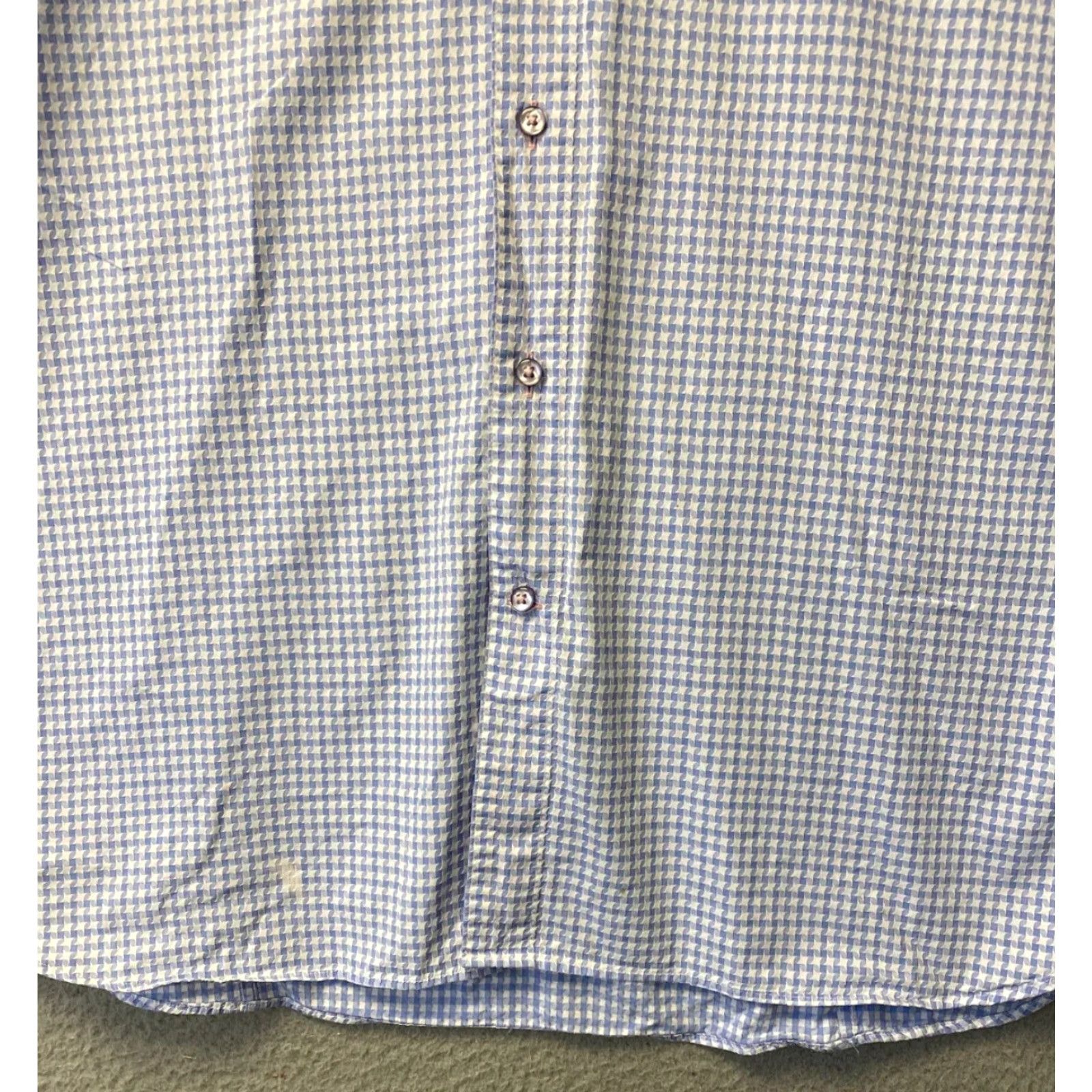 Vintage Coton Doux Shirt Mens M Button Up Work Long Sleeve Career Blue Pink / 108-6 Size US M / EU 48-50 / 2 - 2 Thumbnail