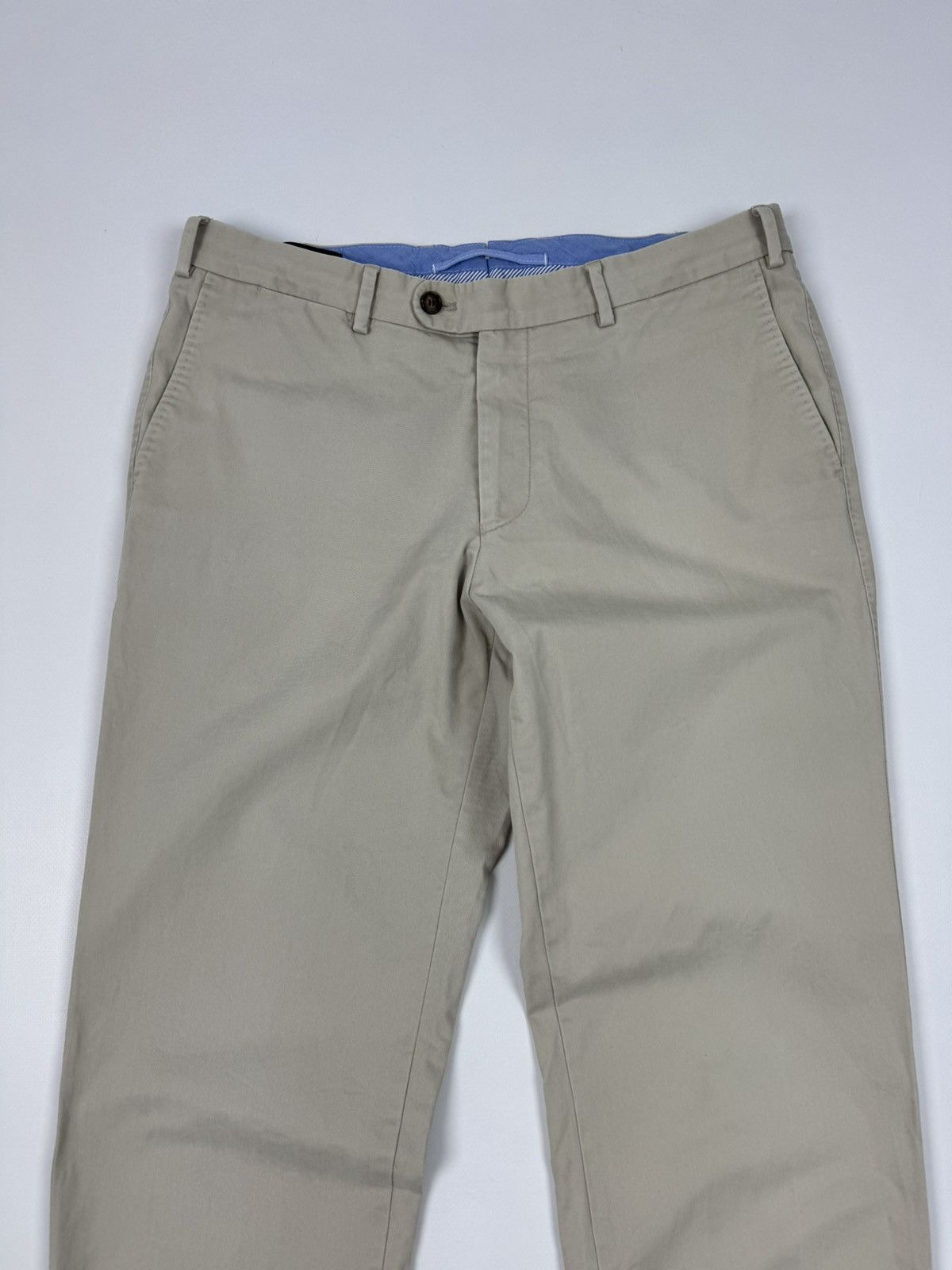 Suitsupply Suitsupply Cotton Beige Chino ACORfato Trousers Pants Size US 32 / EU 48 - 6 Thumbnail