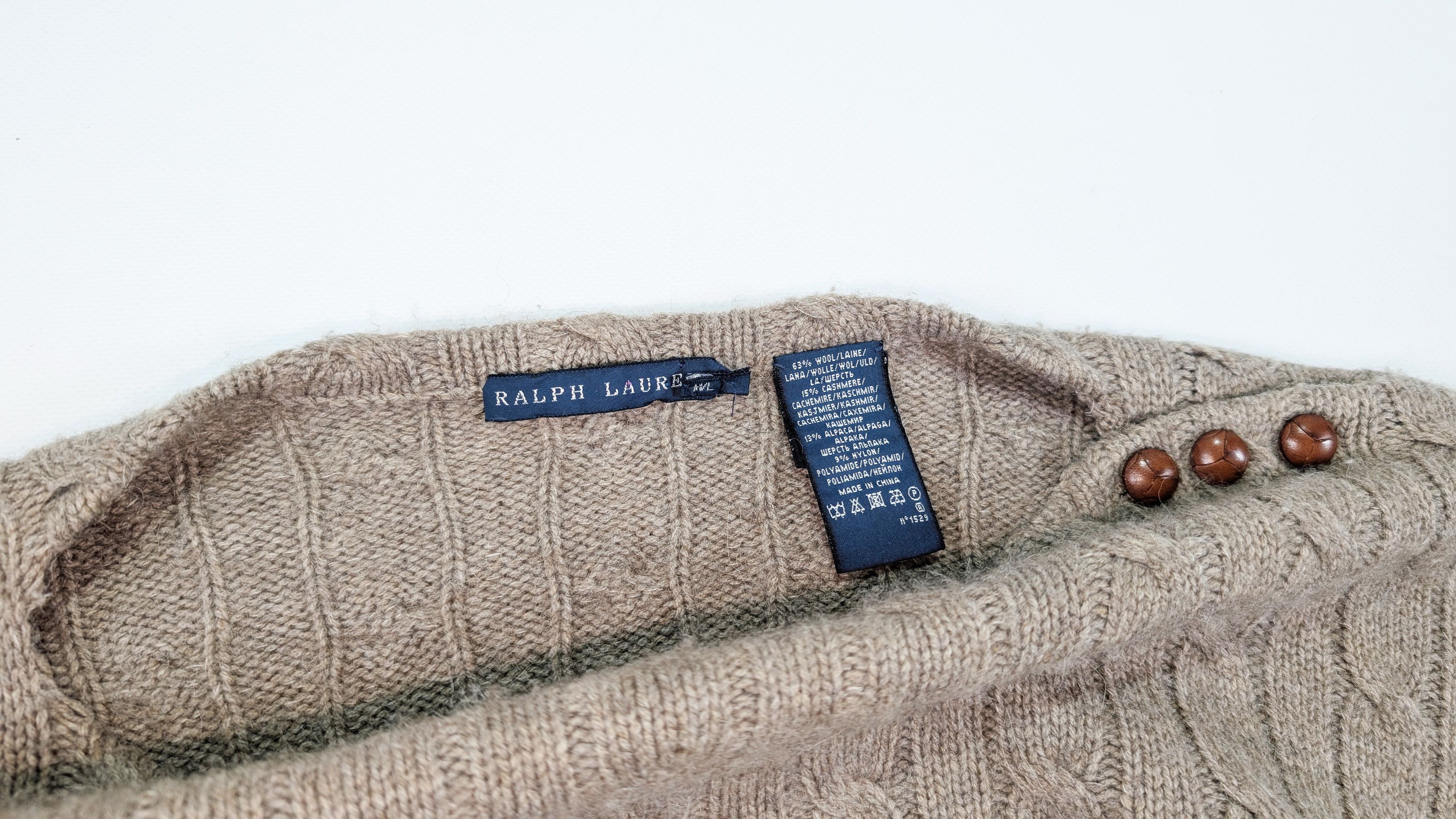 Ralph Lauren Ralph Lauren Wool Cashmere Alpaca Poncho Size M Size M / US 6-8 / IT 42-44 - 5 Thumbnail