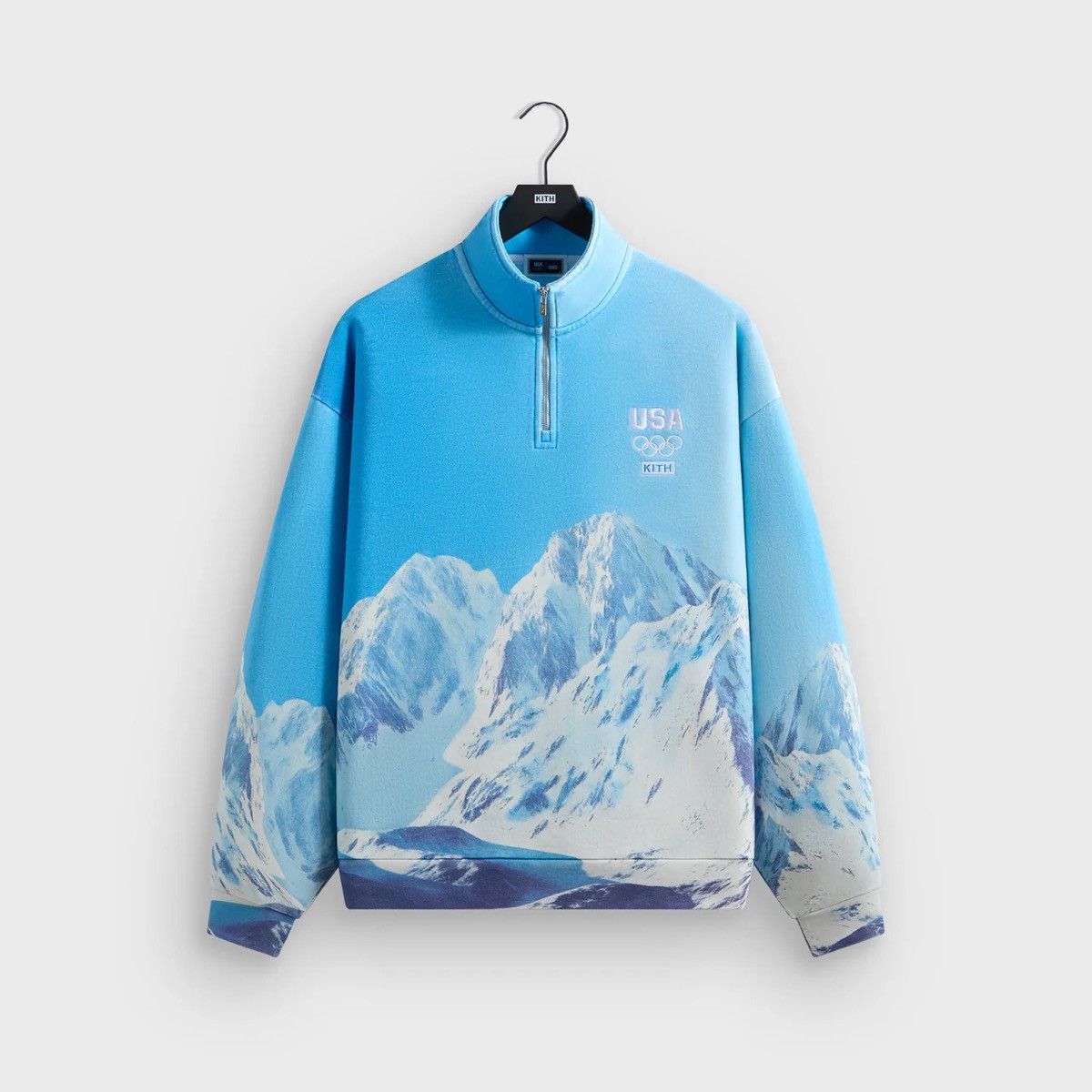 Kith Team USA Winter Mountain Quarter Zip Fleece