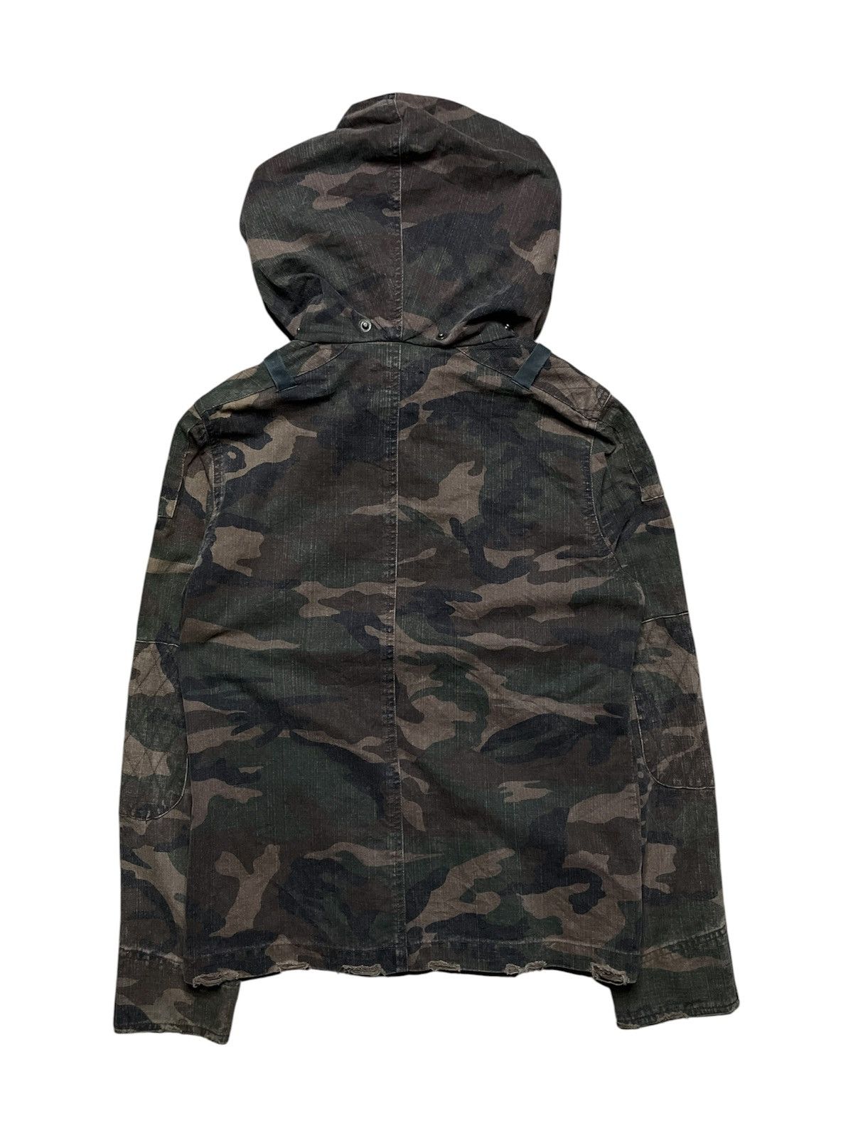 GOA 2000’s Bub Jhonny - Cyber Style Distressed Camo Bono Jacket Size US M / EU 48-50 / 2 - 9 Thumbnail