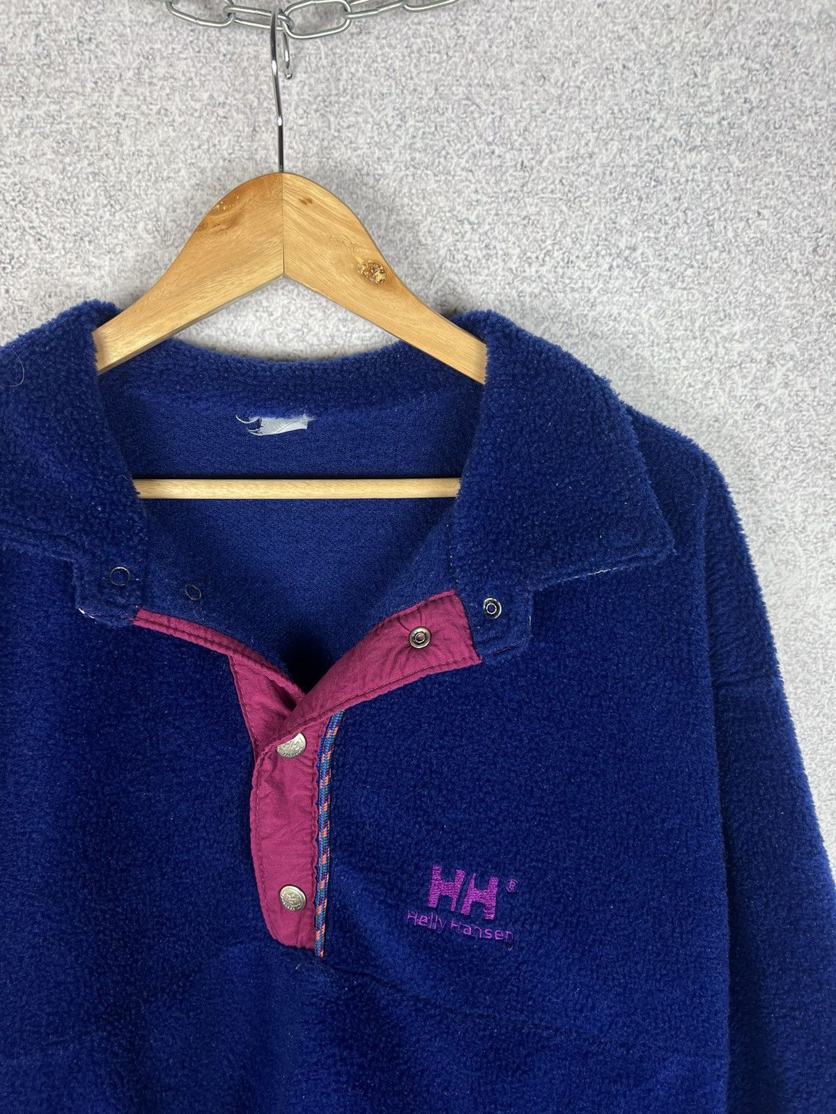 Helly Hansen Vintage Helly Hansen Fleece Purple Sherpa Jacket Size US M / EU 48-50 / 2 - 2 Thumbnail