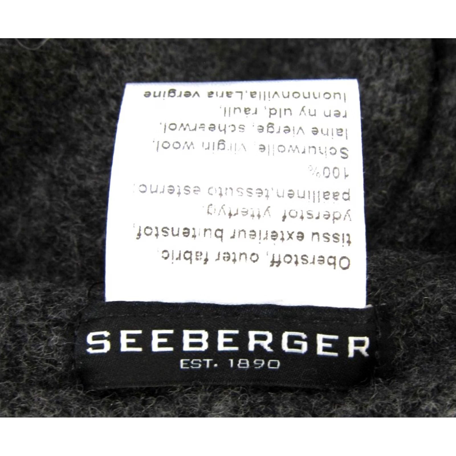 Vintage Seeberger 100% Virgin Wool Grey Floral Boiled Ribbed Cloche Beanie Hat OS Women Beanie Wool Grey Floral Cloche Hat OS Size ONE SIZE - 6 Thumbnail
