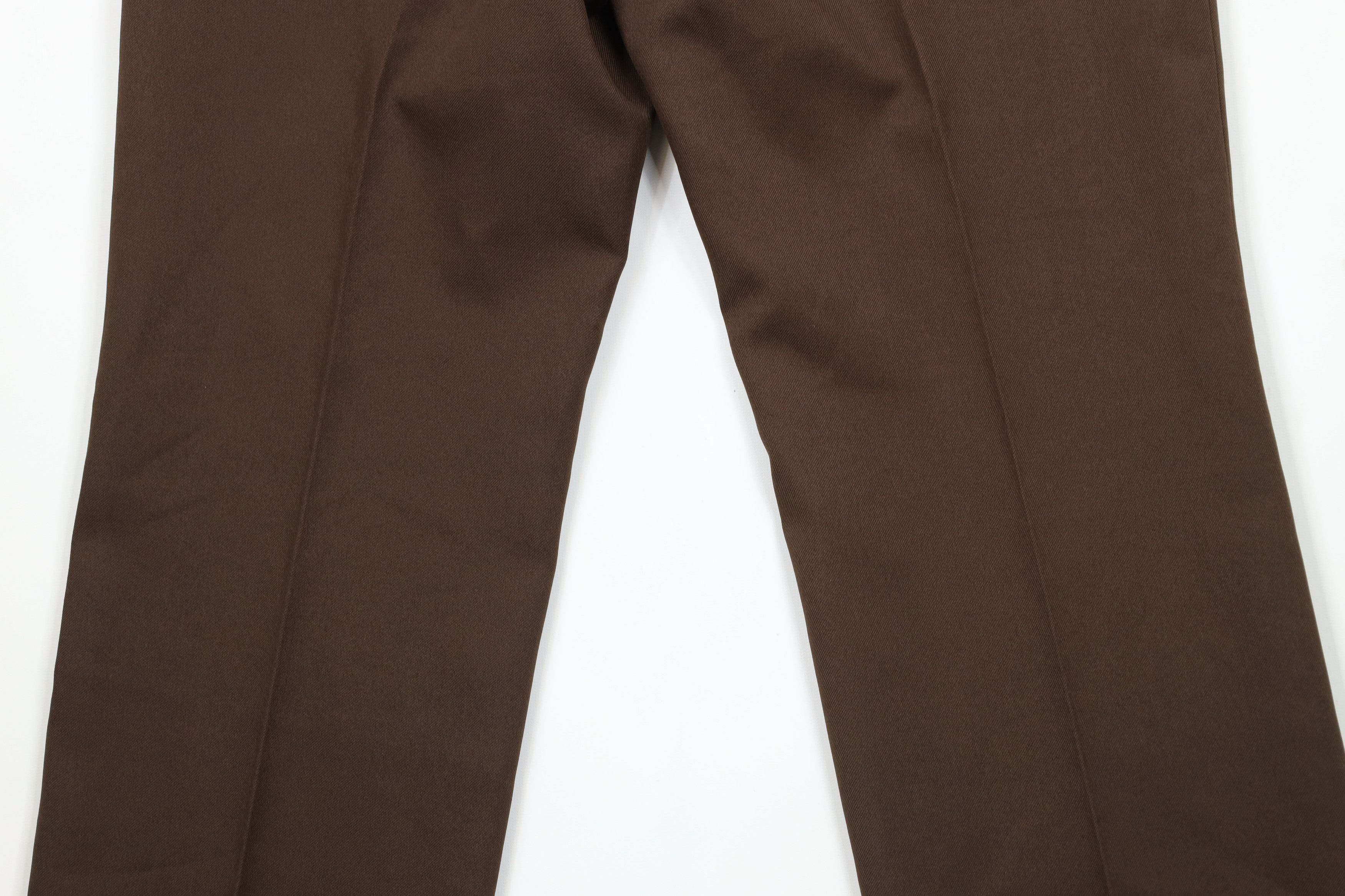 Vintage Vintage 70s Streetwear Flared Wide Leg Chino Pants Brown Size US 32 / EU 48 - 11 Thumbnail
