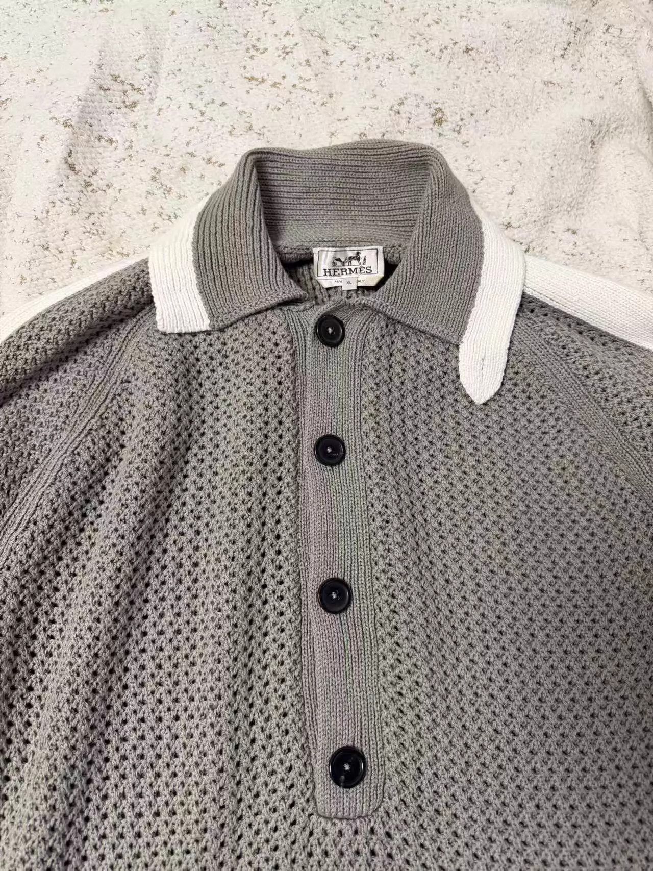 Hermes Hermès Open Knit Sweater XL 99 New Size US XL / EU 56 / 4 - 2 Thumbnail