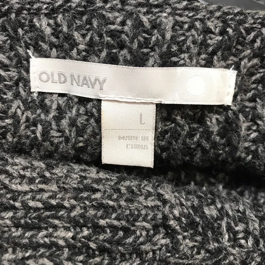 Old Navy Old Navy Gray Lamb’s Wool Collared Long Sleeve Cardigan L Size L / US 10 / IT 46 - 3 Thumbnail