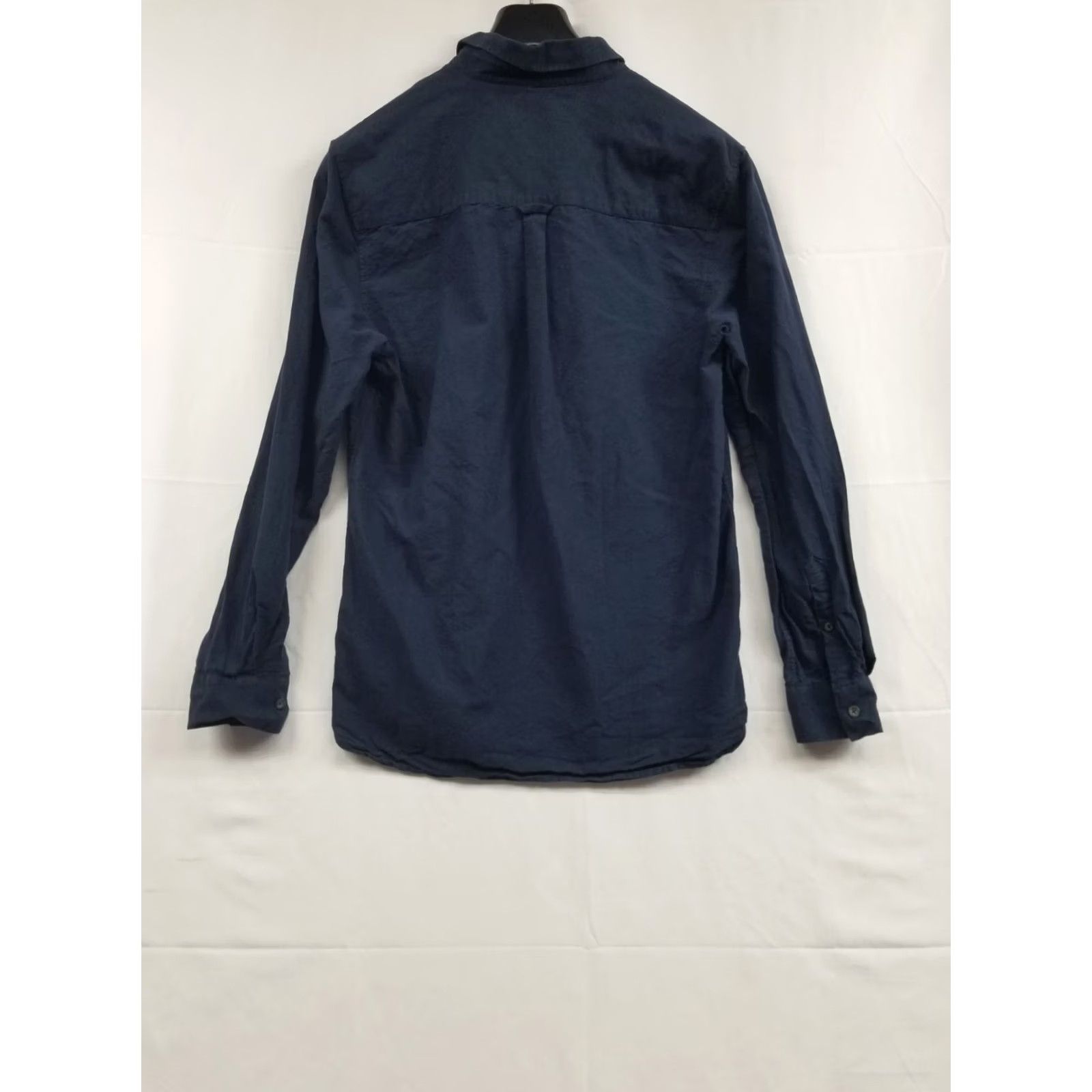 Topman TOPMAN Navy Blue Mens Medium Long Sleeve Button Shirt Size US M / EU 48-50 / 2 - 2 Thumbnail