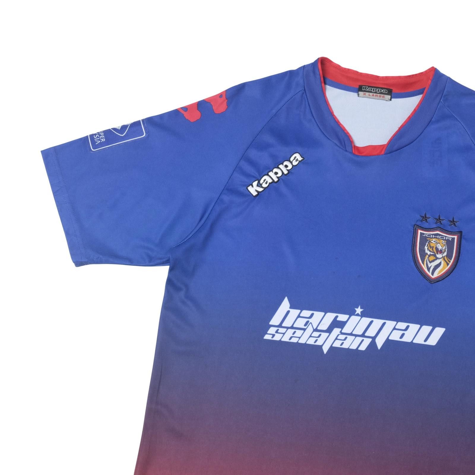 Kappa 2012/13 Johor Darul Ta'Zim (Malaysia) Away Shirt (M/L) Size US L / EU 52-54 / 3 - 3 Thumbnail