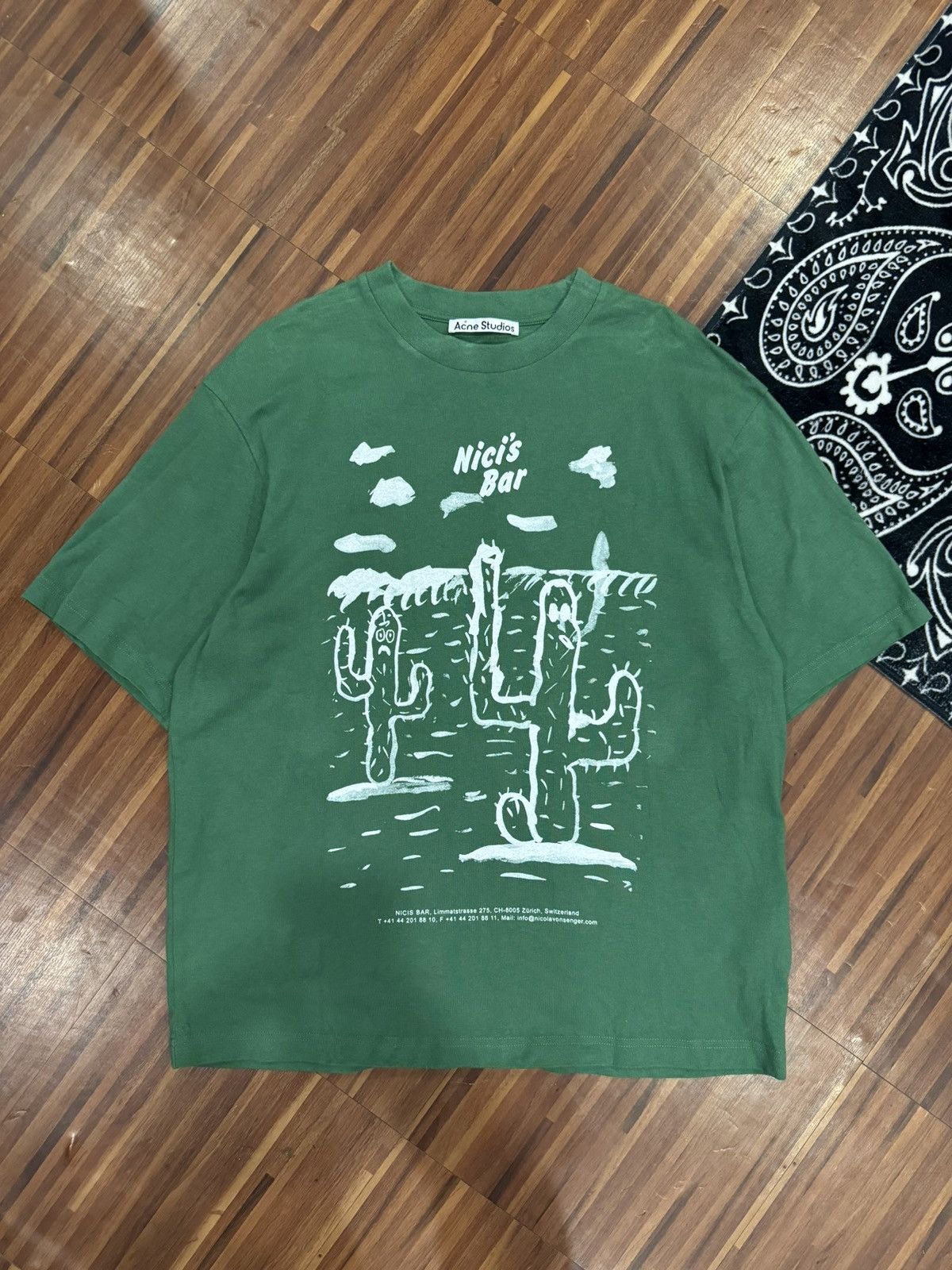 Acne Studios Acne Studios SS21 “Beni Bischof Extorr Printed Cotton-Jersey Size US L / EU 52-54 / 3 - 5 Thumbnail
