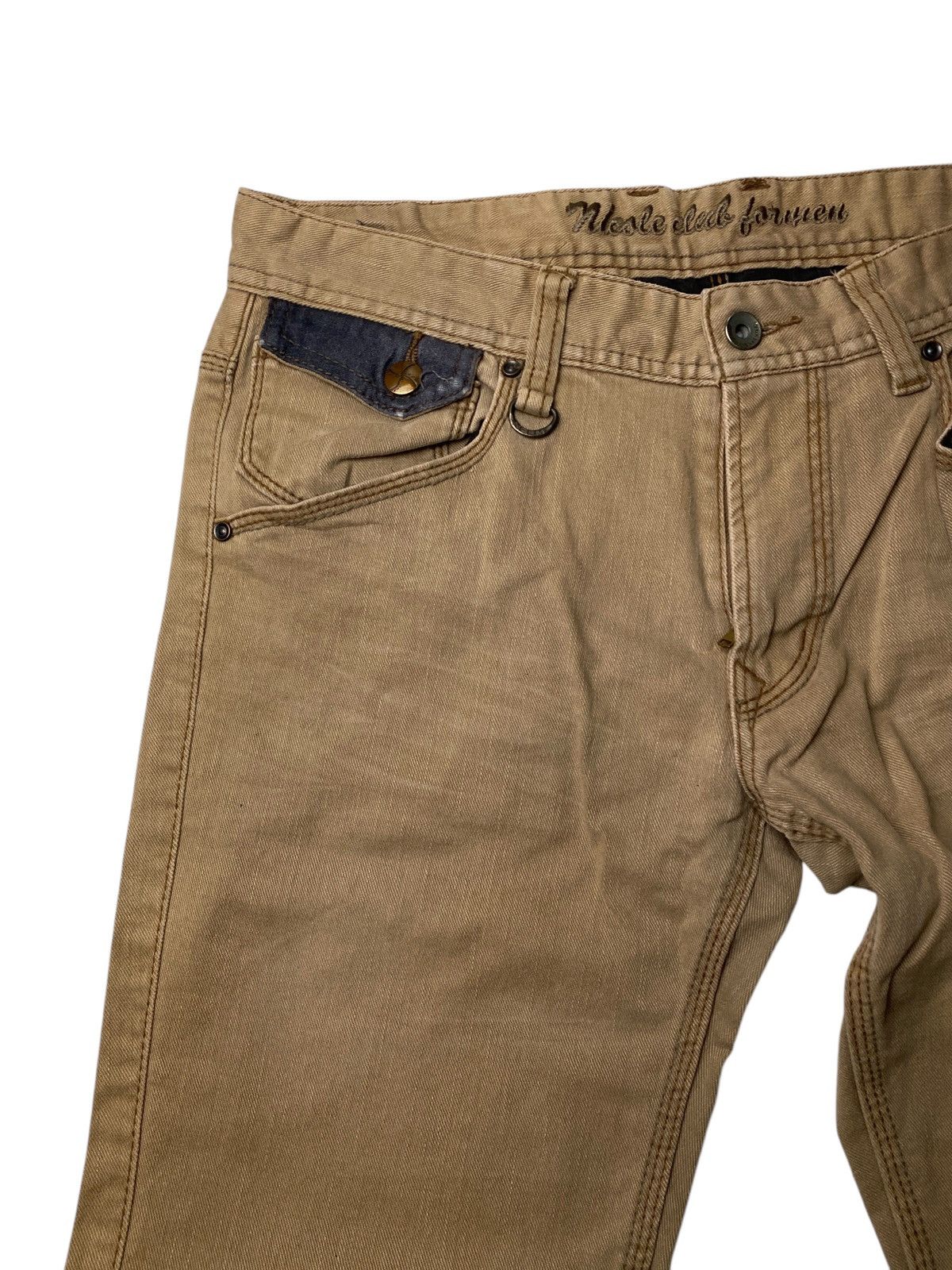 If Six Was Nine 2000's Nicole Club Flared Buckle Multipocket Pants Size US 31 - 7 Thumbnail
