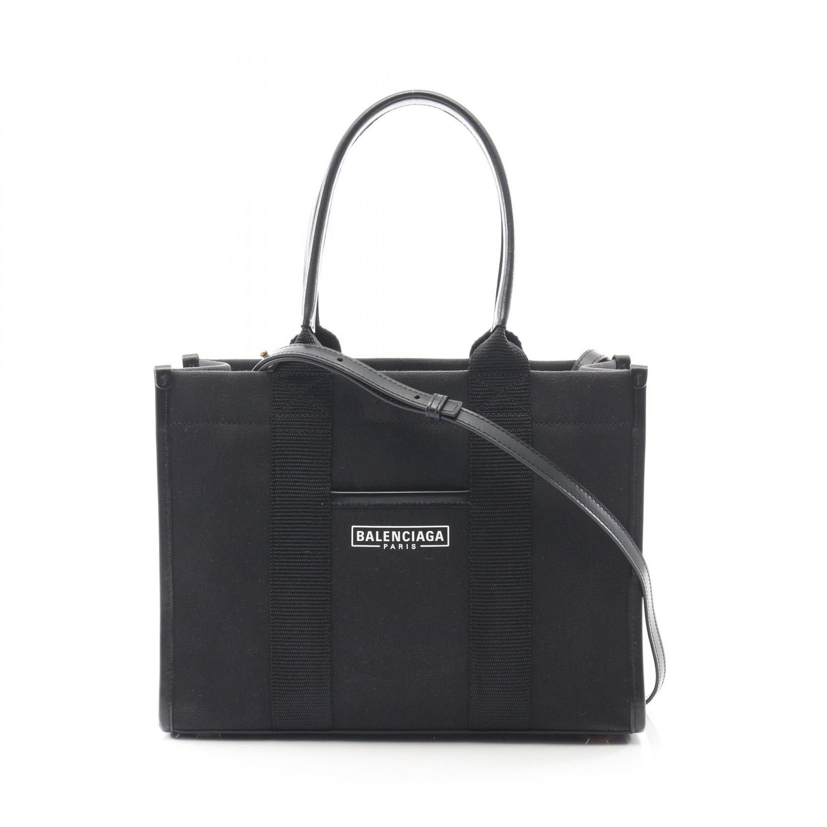Balenciaga Balenciaga Balenciaga HARDWARE TOTE S canvas leather tote bag Leather Tote Bag 671402 DUTY FREE for USA Size ONE SIZE - 1 Thumbnail