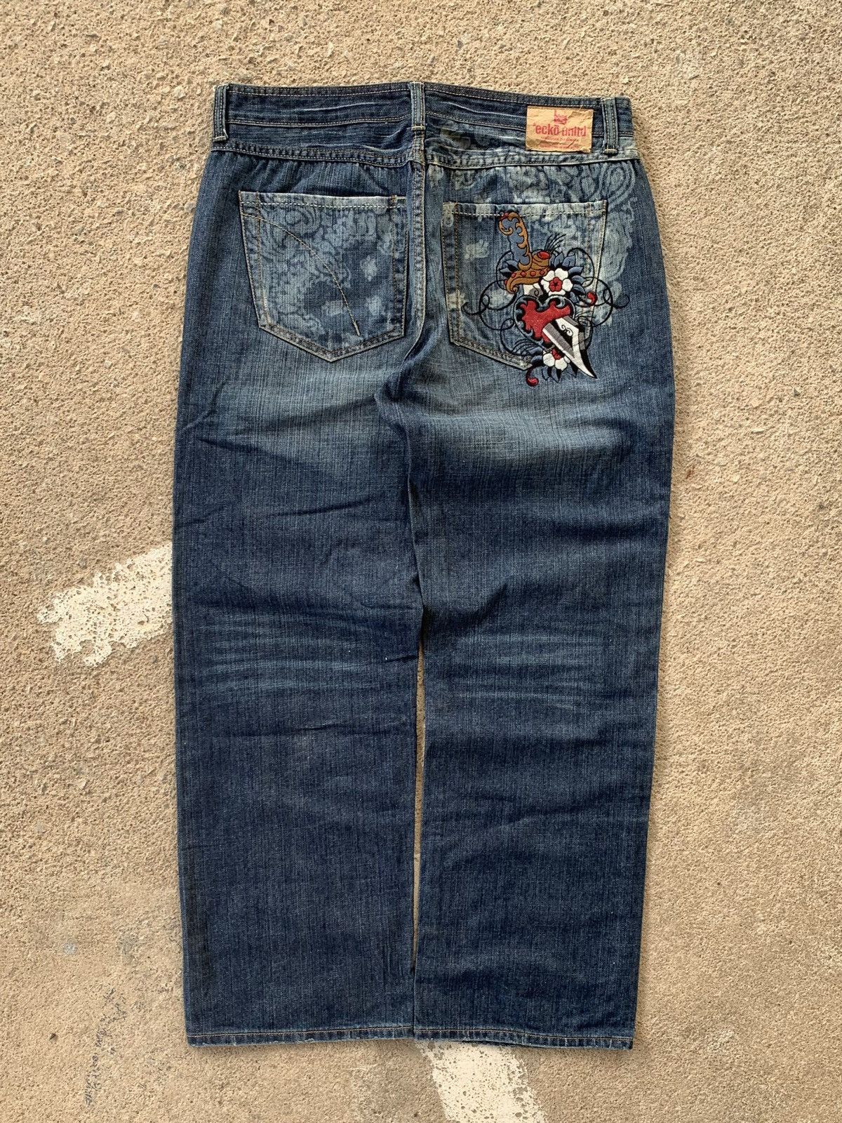 Ecko Unltd. × Marc Ecko Vintage Marc Ecko unlimited baggy jeans Size US 36 / EU 52 - 1 Thumbnail