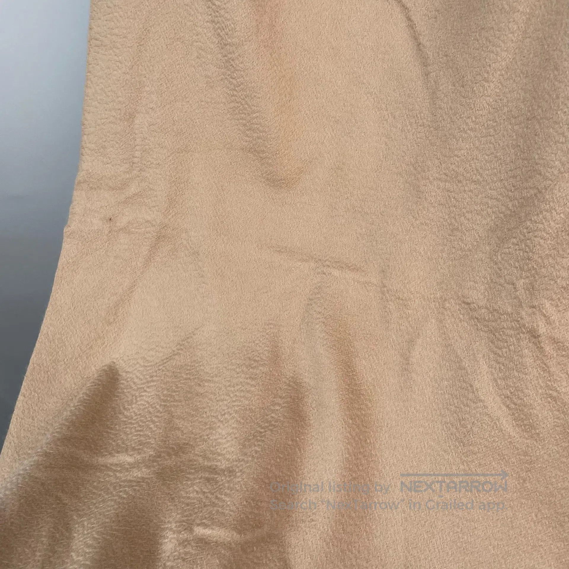 Loro Piana LORO PIANA Khaki fringed badge pattern mulberry silk cashm Size ONE SIZE - 8 Thumbnail