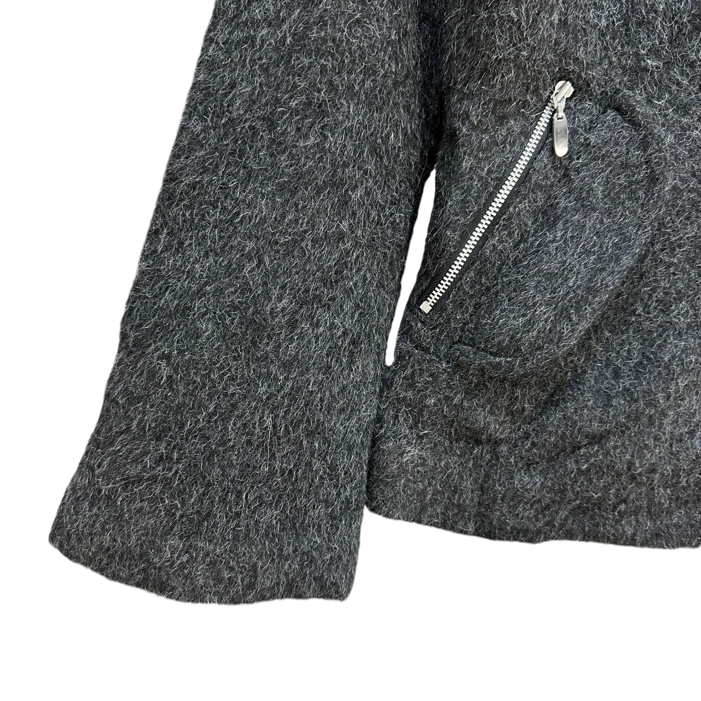 Japanese Brand CATHERINE HARNEL Mohair Wool Hooded Jacket #A52-1210 Size M / US 6-8 / IT 42-44 - 5 Thumbnail