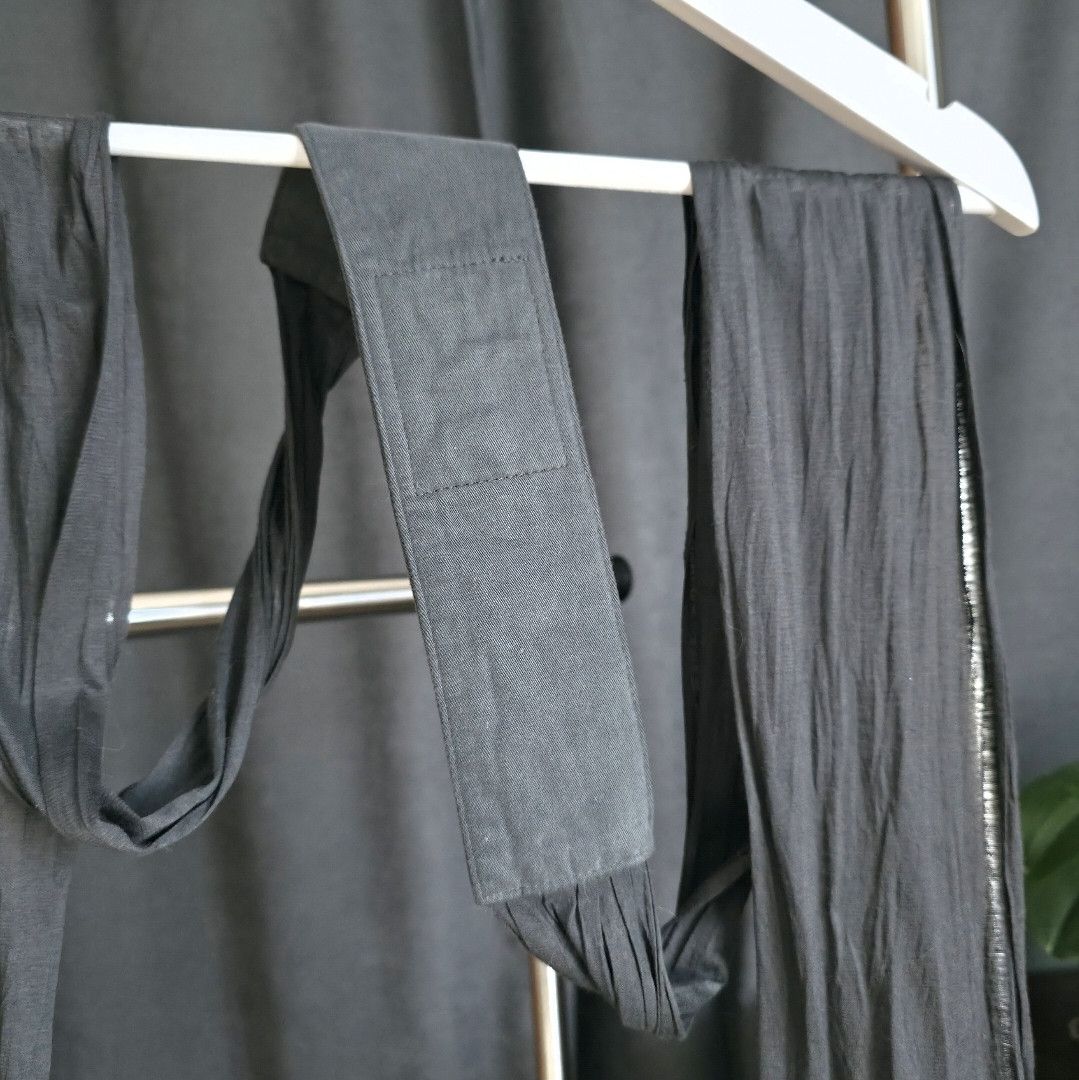Other European Culture Italy Black Sash Belt Scarf Lagenlook Size ONE SIZE - 7 Thumbnail
