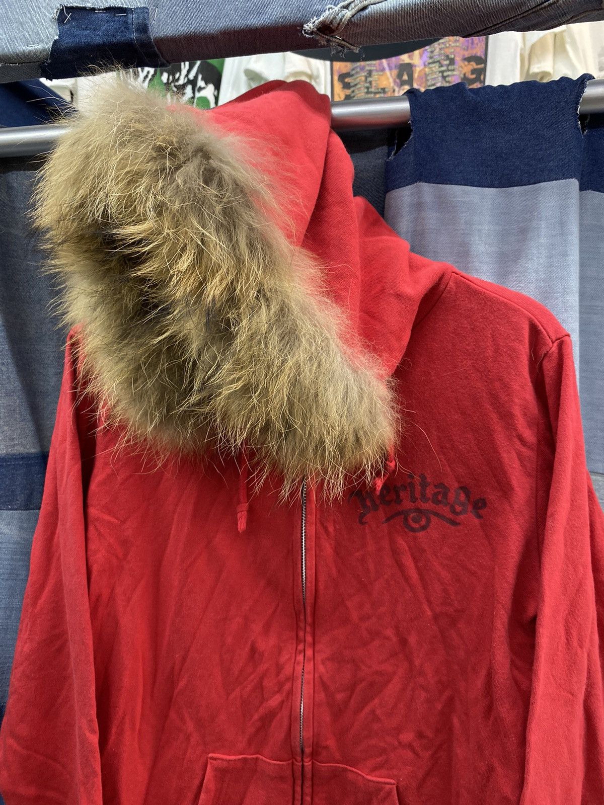 If Six Was Nine × Japanese Brand × Le Grande Bleu (L.G.B.) Fur hoodie japanese brand ryukyu piras poem Size US M / EU 48-50 / 2 - 9 Thumbnail