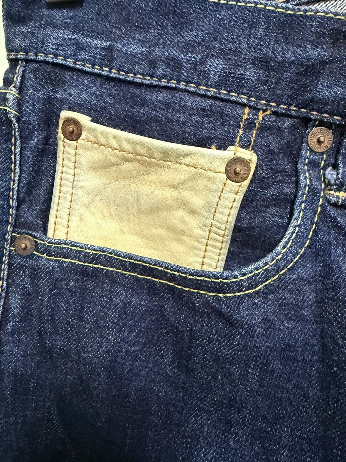 Indian Motorcycle Indian Motorcycle Selvage Jeans Leather Pocket Size US 32 / EU 48 - 7 Thumbnail