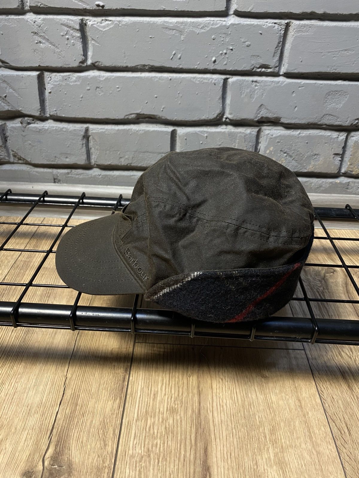 Barbour Barbour Waxed Cotton Hunting Cap With Ear Flaps Fleece sz M Size ONE SIZE - 1 Thumbnail