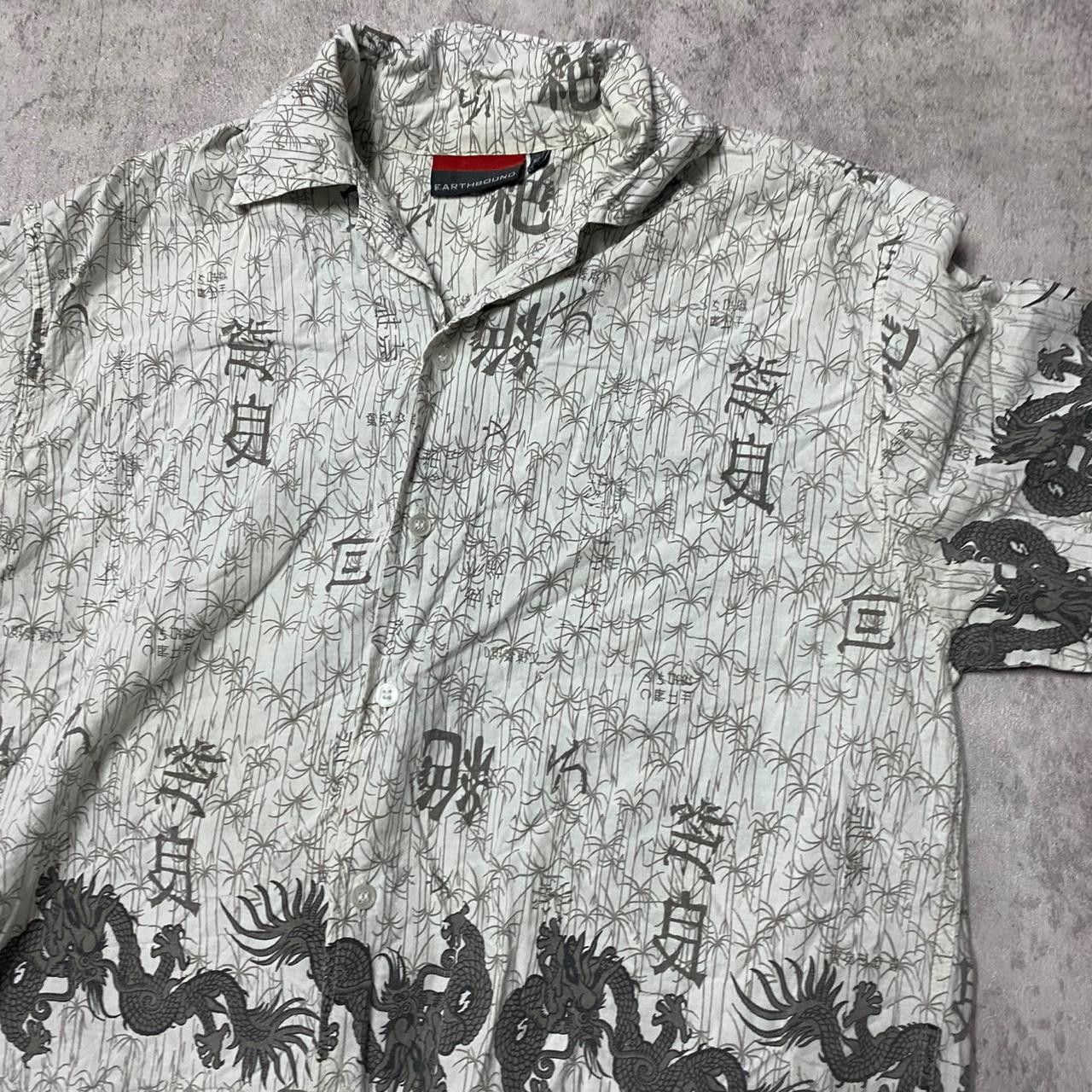 Other White and black dragon button-up shirt #dragon #buttonup Size US M / EU 48-50 / 2 - 2 Thumbnail