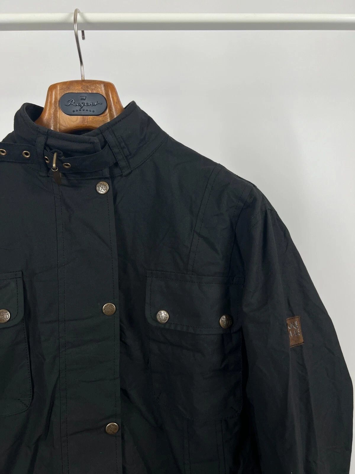 Other Burke & Wills Australia Biker Waxed Oil Belted Jacket Size XXL / US 16-18 / IT 52-54 - 5 Thumbnail