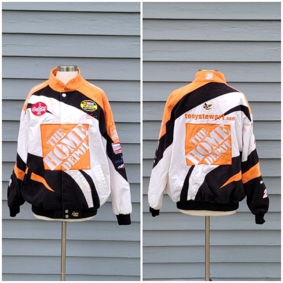 Chase Authentics Vintage 90s y2k Chase Authentics Tony Stewart Home Depot Nas Size US L / EU 52-54 / 3 - 8 Thumbnail