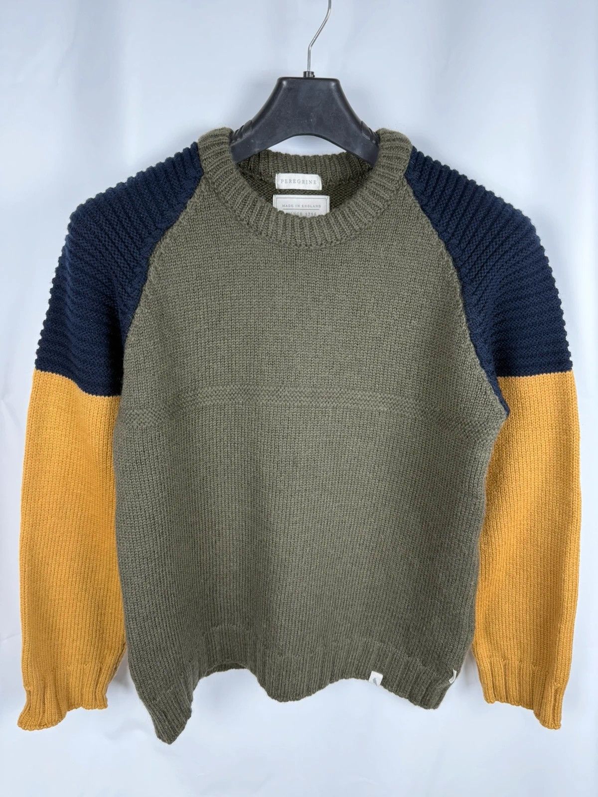 Peregrine Peregrine 1796 Wool Knit Sweater Made In England size L Size US L / EU 52-54 / 3 - 1 Thumbnail