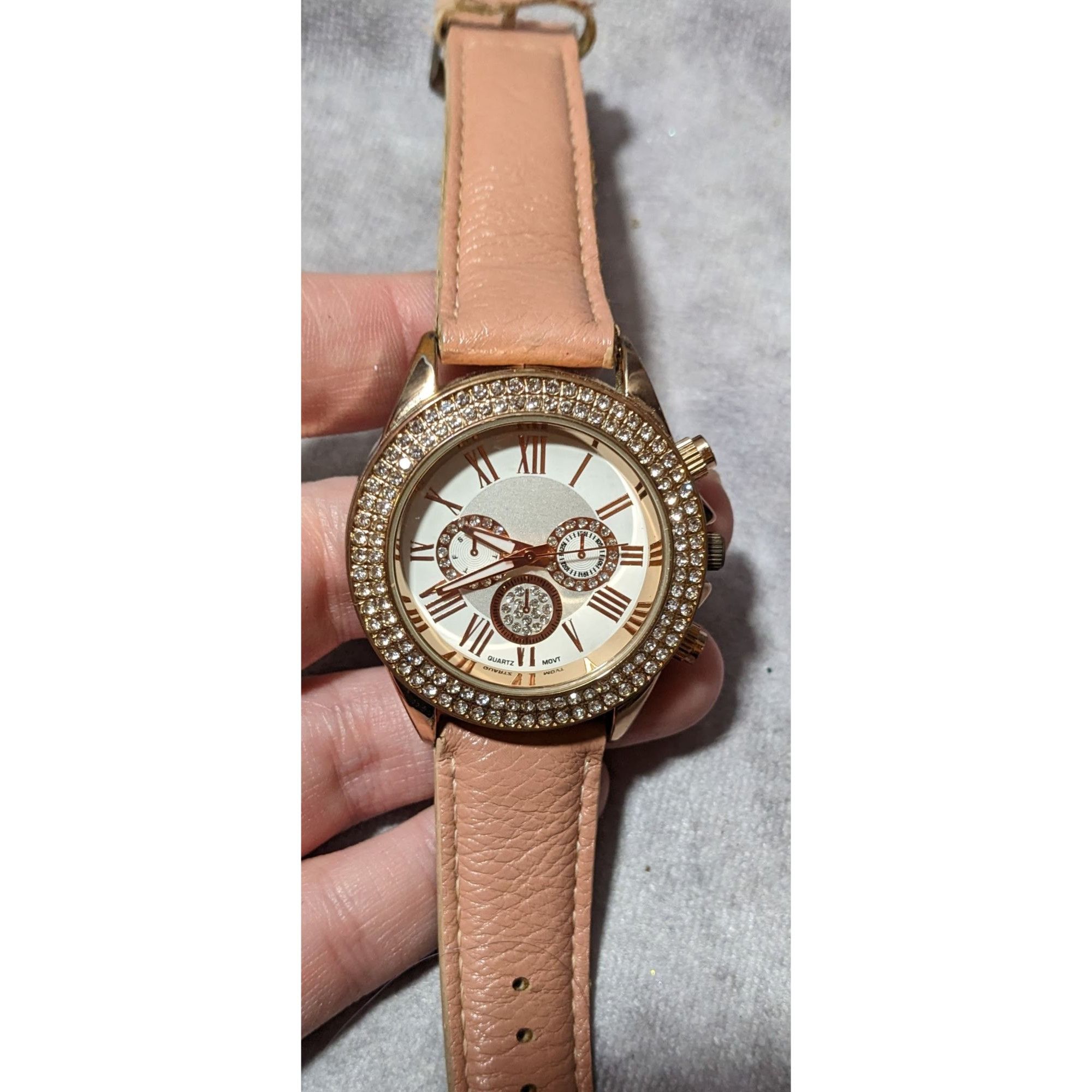 Other Francesca's Rewound Pink And Rose Gold Tone Watch Size ONE SIZE - 5 Thumbnail