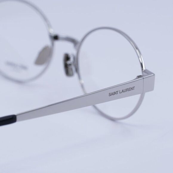 Saint Laurent Paris 🕶️ New Saint Laurent SL692 OPT 001 Eyeglasses - Silver Size ONE SIZE - 7 Thumbnail