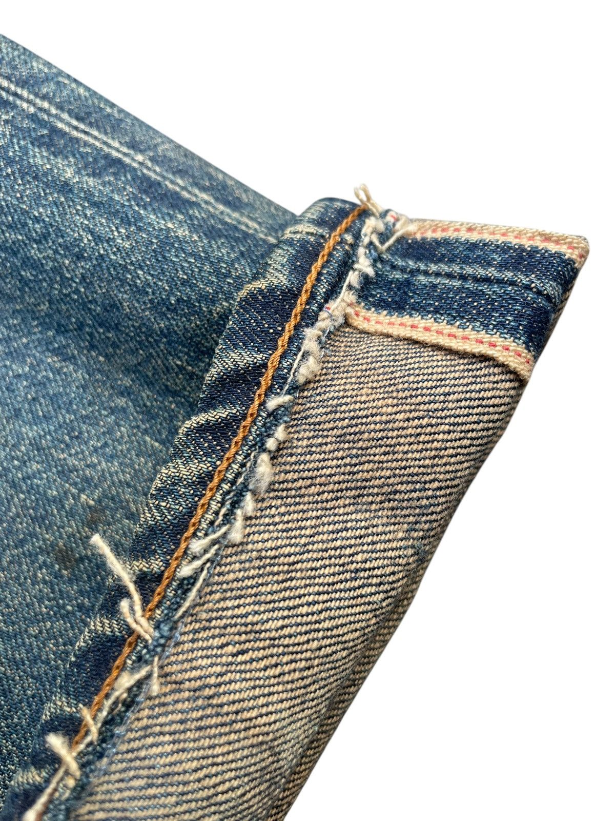 Levi's Vintage 1994 Levi’s 502XX E Selvedge Distressed Size US 31 - 6 Thumbnail