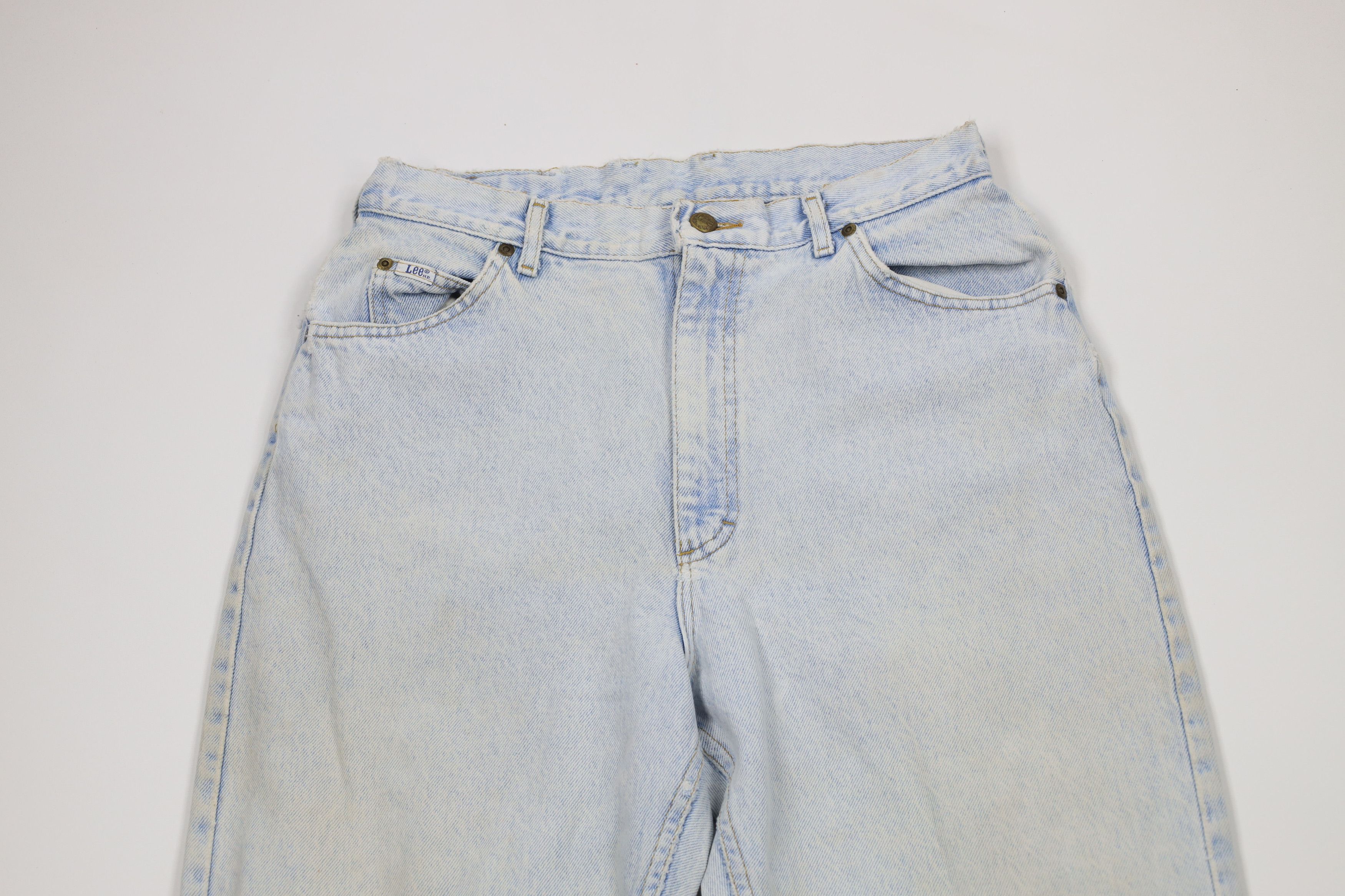 Lee × Vintage Vintage 90s Lee Relaxed Tapered Leg Denim Jeans Blue USA Size 36" / US 14 / IT 50 - 2 Thumbnail