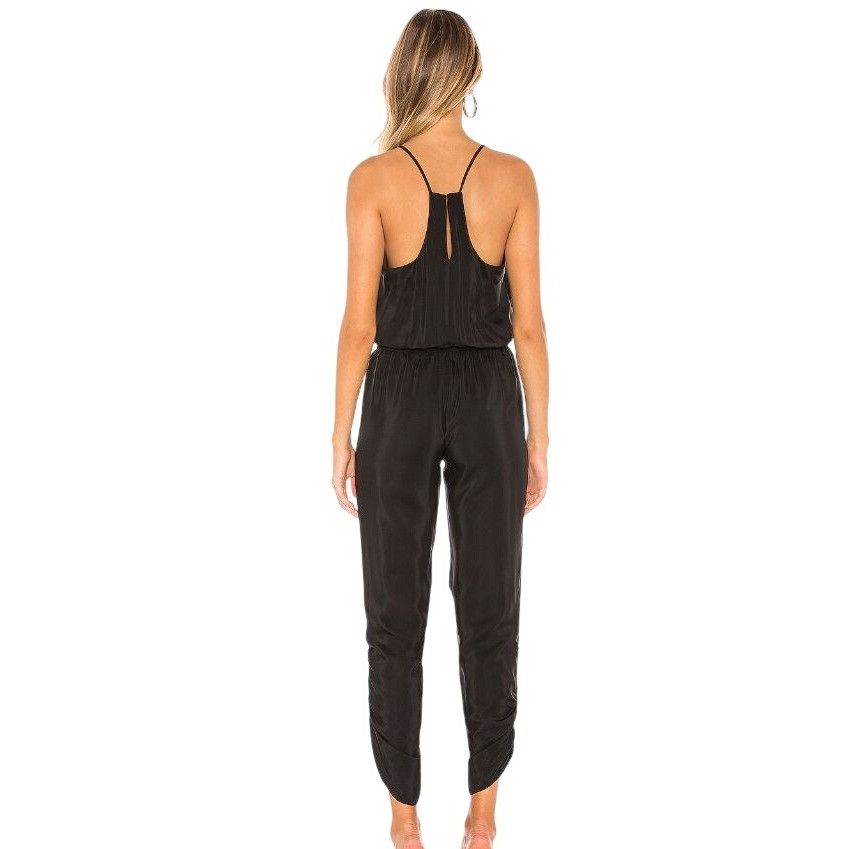 Amanda Uprichard Amanda Uprichard Lowell Black Silk Jumpsuit Size 26" / US 2 / IT 38 - 3 Thumbnail