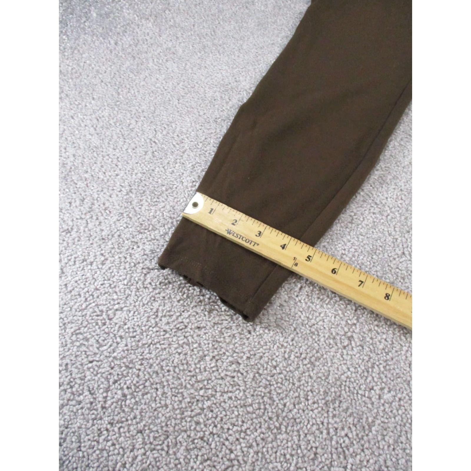 J. Jill J.Jill Pants Womens Medium Brown Stretch Pull On Skinny Twill Ankle Size 32" / US 10 / IT 46 - 5 Thumbnail