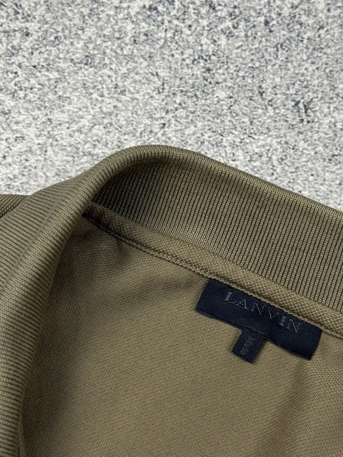 Lanvin × Vintage Lanvin Polo Shirt Size XL Wool blend cotton Unusual Limited Size US XL / EU 56 / 4 - 6 Thumbnail