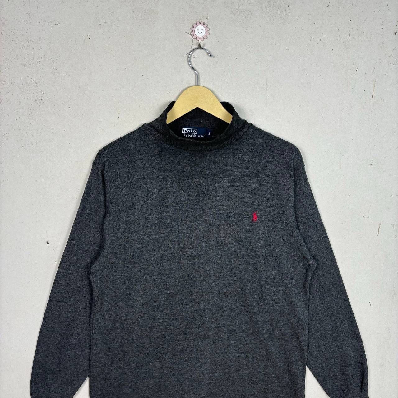 Polo Ralph Lauren Vintage Polo Ralph Lauren Mock Neck Gray S 90s Y2K Knit Size US S / EU 44-46 / 1 - 3 Thumbnail