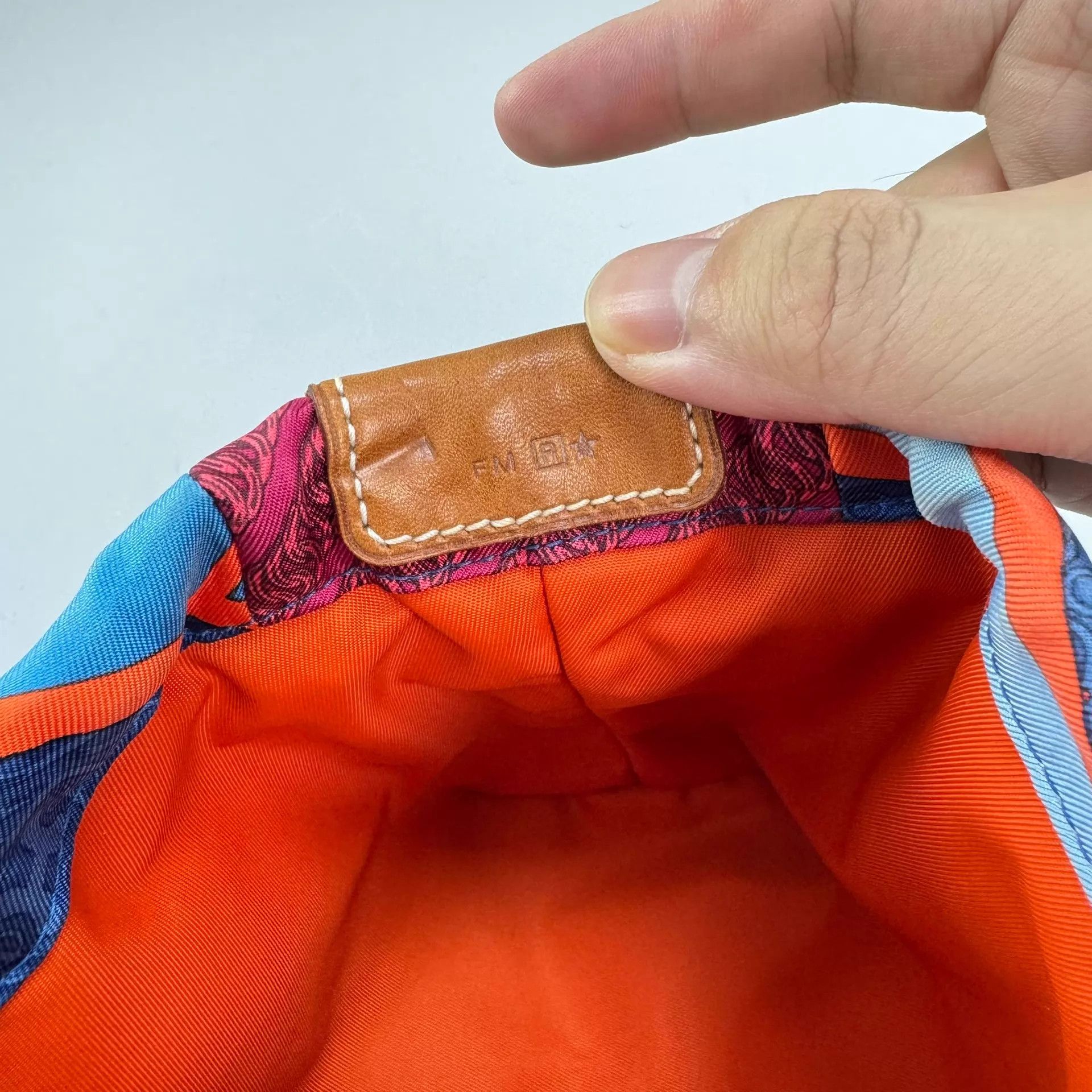 Hermes Hermes Fourbi Silk Lined Pouch 99 New Size ONE SIZE - 8 Thumbnail