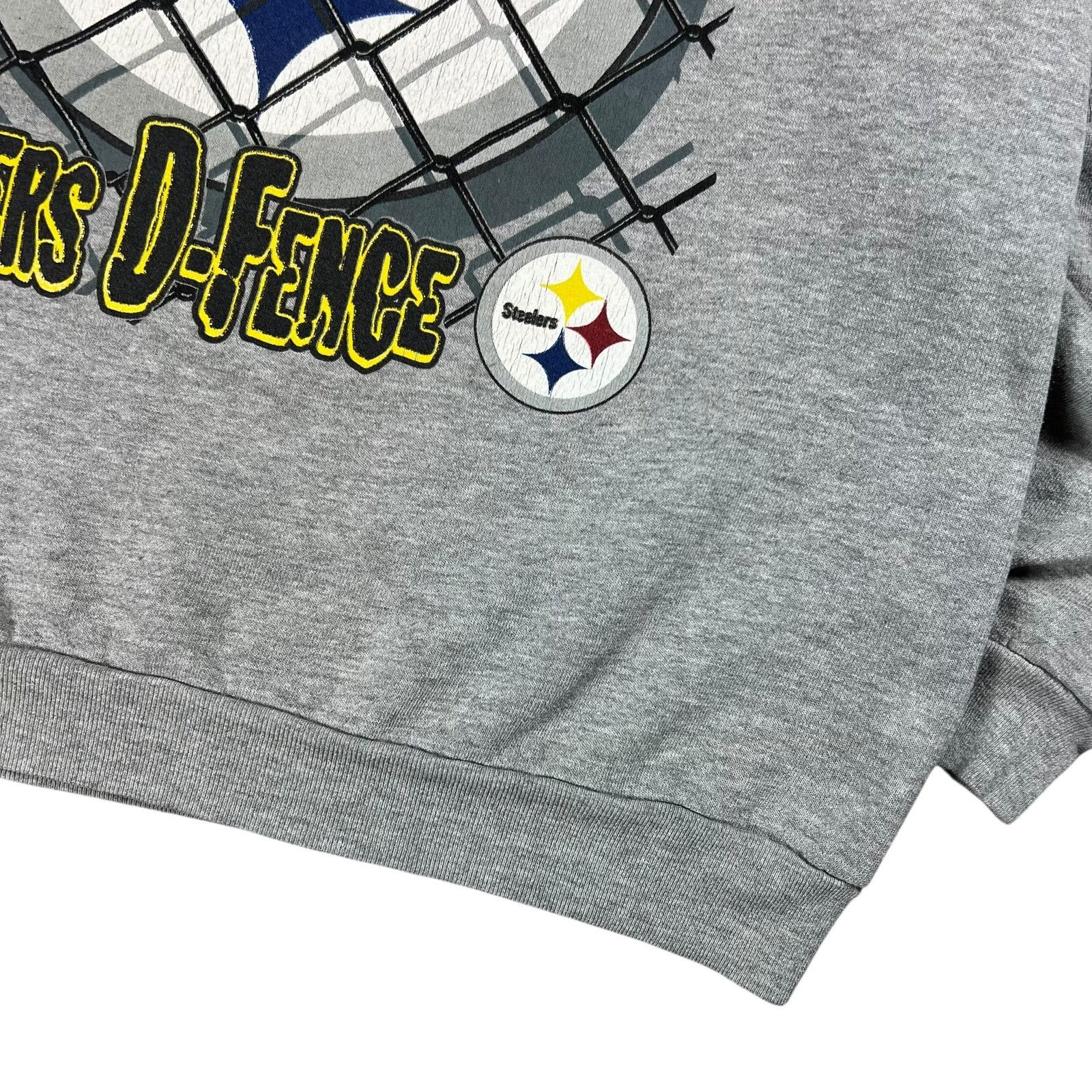 NFL × Vintage Vintage 90s CSA Pittsburgh Steelers D-Fence crewneck (L) Size US L / EU 52-54 / 3 - 3 Thumbnail