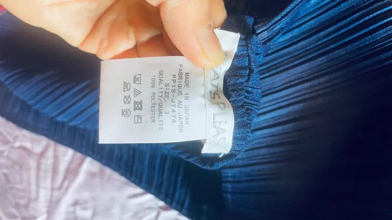Issey Miyake Issey Miyake size:3 Blue pleated vest Size XS / US 0-2 / IT 36-38 - 2 Thumbnail