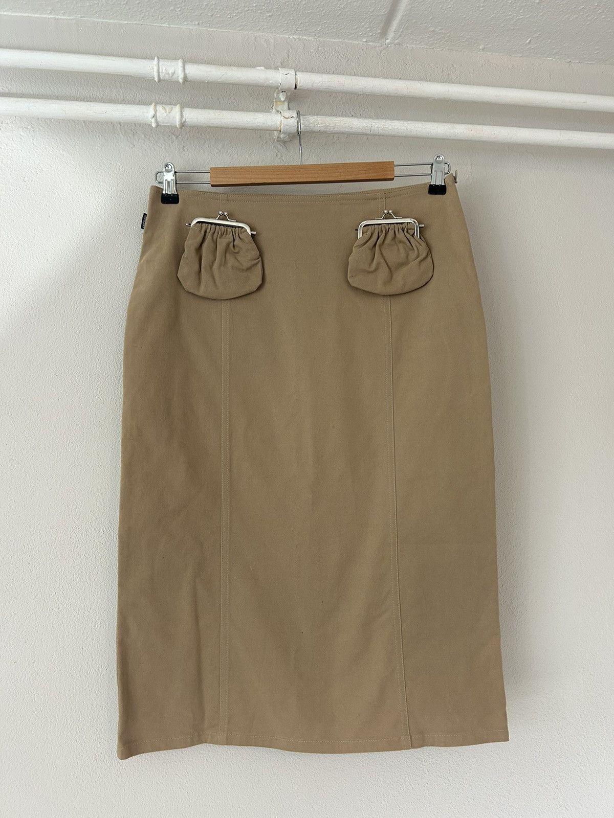 Moschino Brown Wallet Skirt Size 32" / US 10 / IT 46 - 1 Thumbnail