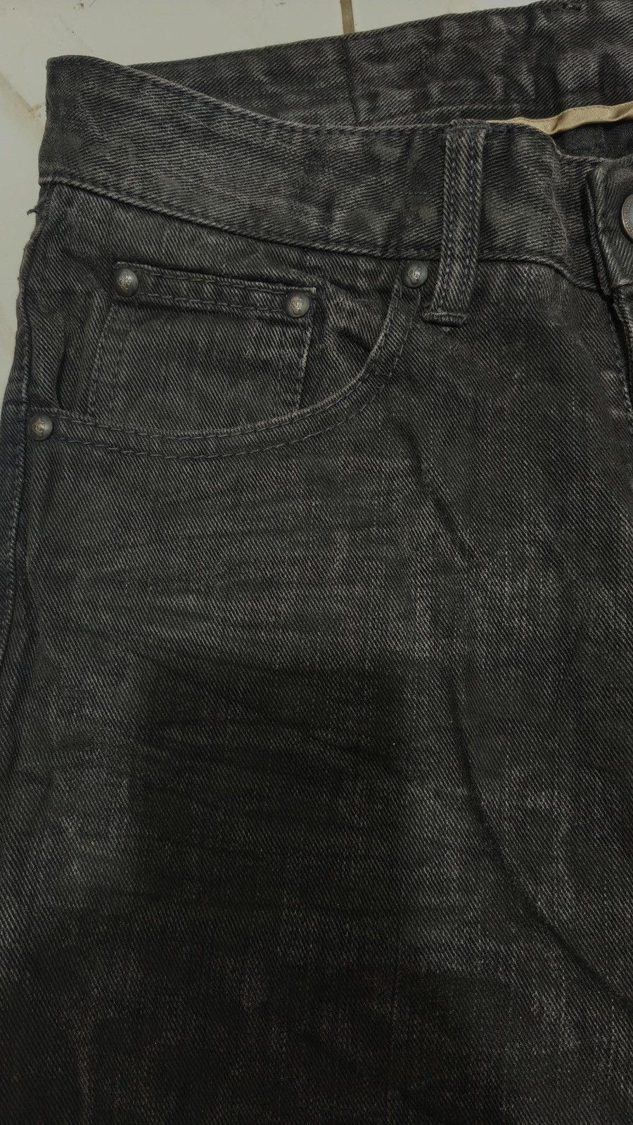 Japanese Brand Jeans Denim Custom Culture Y2K Black Camo Size US 40 / EU 56 - 5 Thumbnail