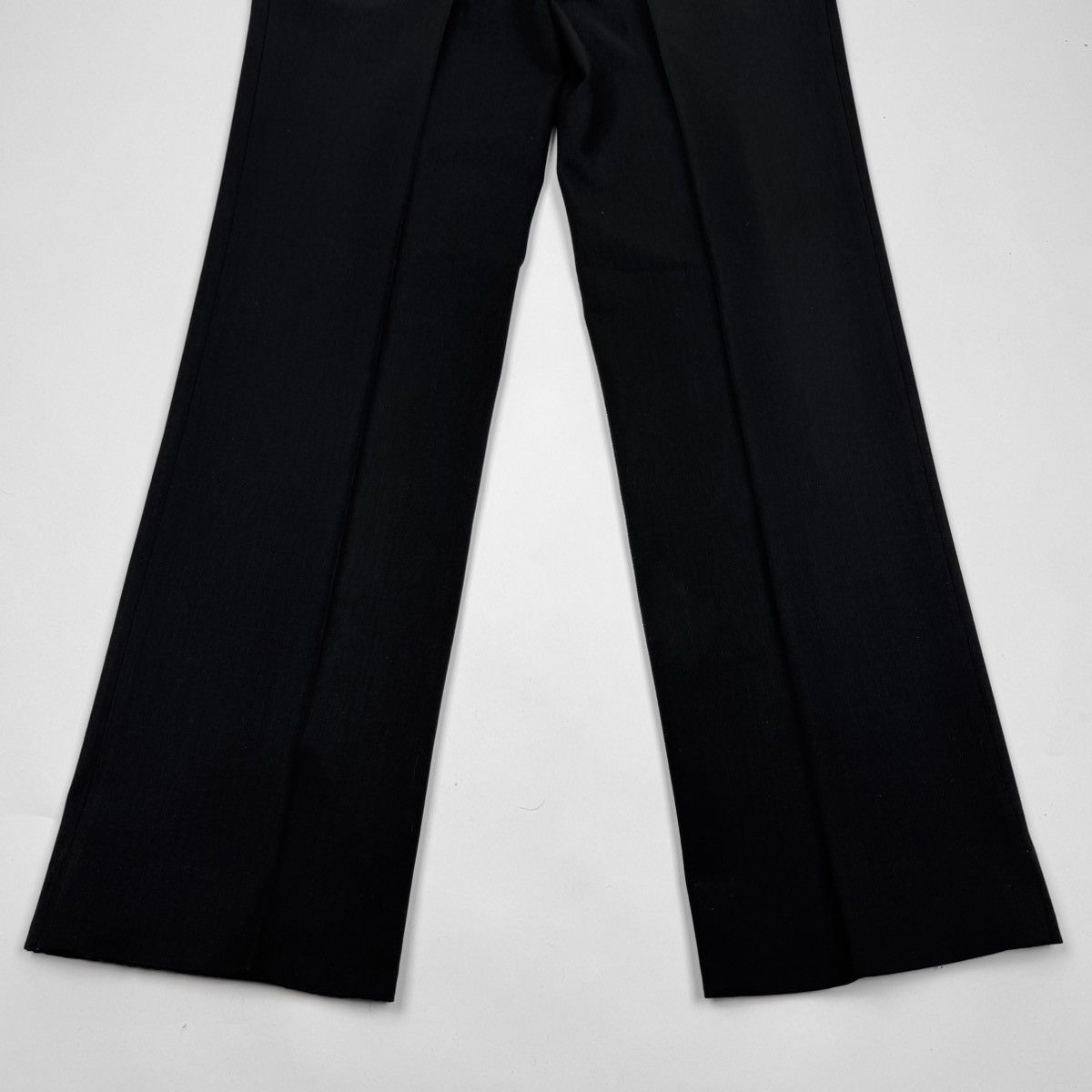 Prada Prada FW2000 Black Stretch-Wool Pleated Suit Trousers/Pants Size US 34 / EU 50 - 8 Thumbnail